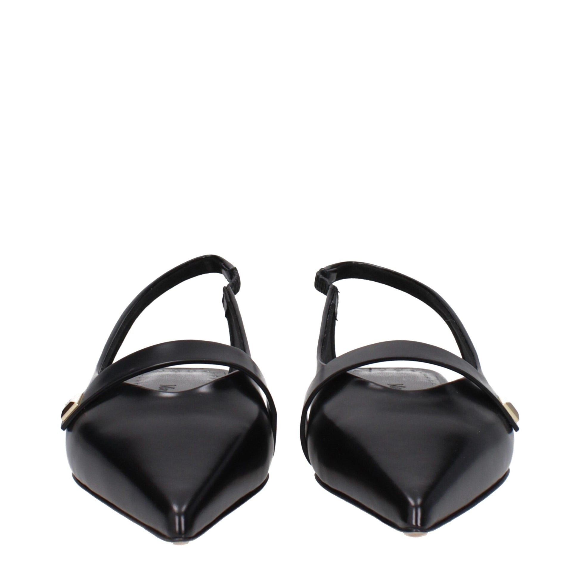 Max Mara Black Leather Ballet Flats Curated Luxury Accessories by Orvyn