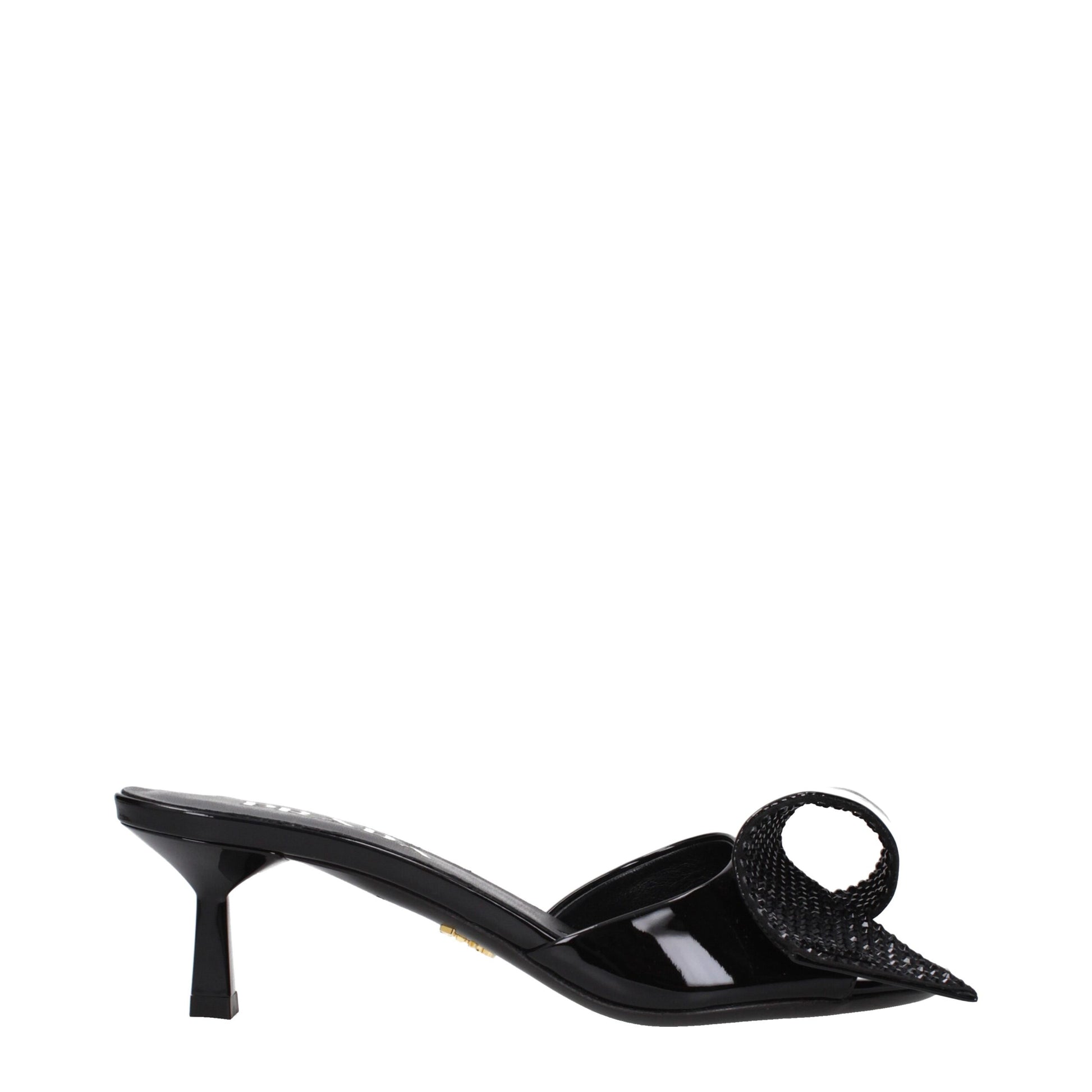 Prada Black Leather Sandals Curated Luxury Accessories by Orvyn