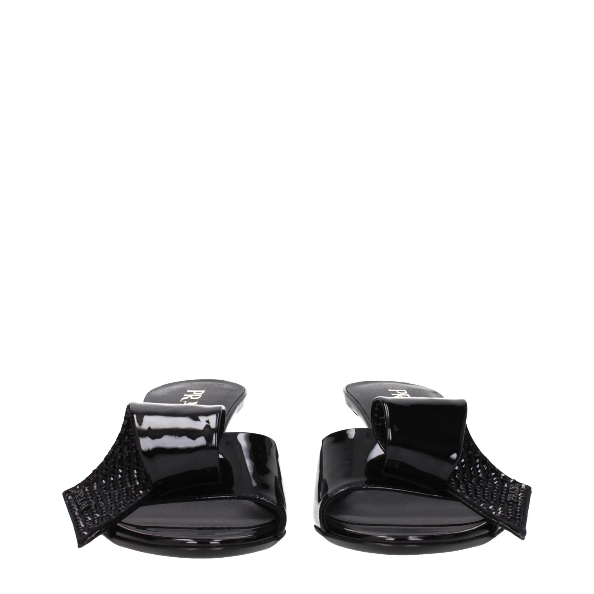 Prada Black Leather Sandals Curated Luxury Accessories by Orvyn