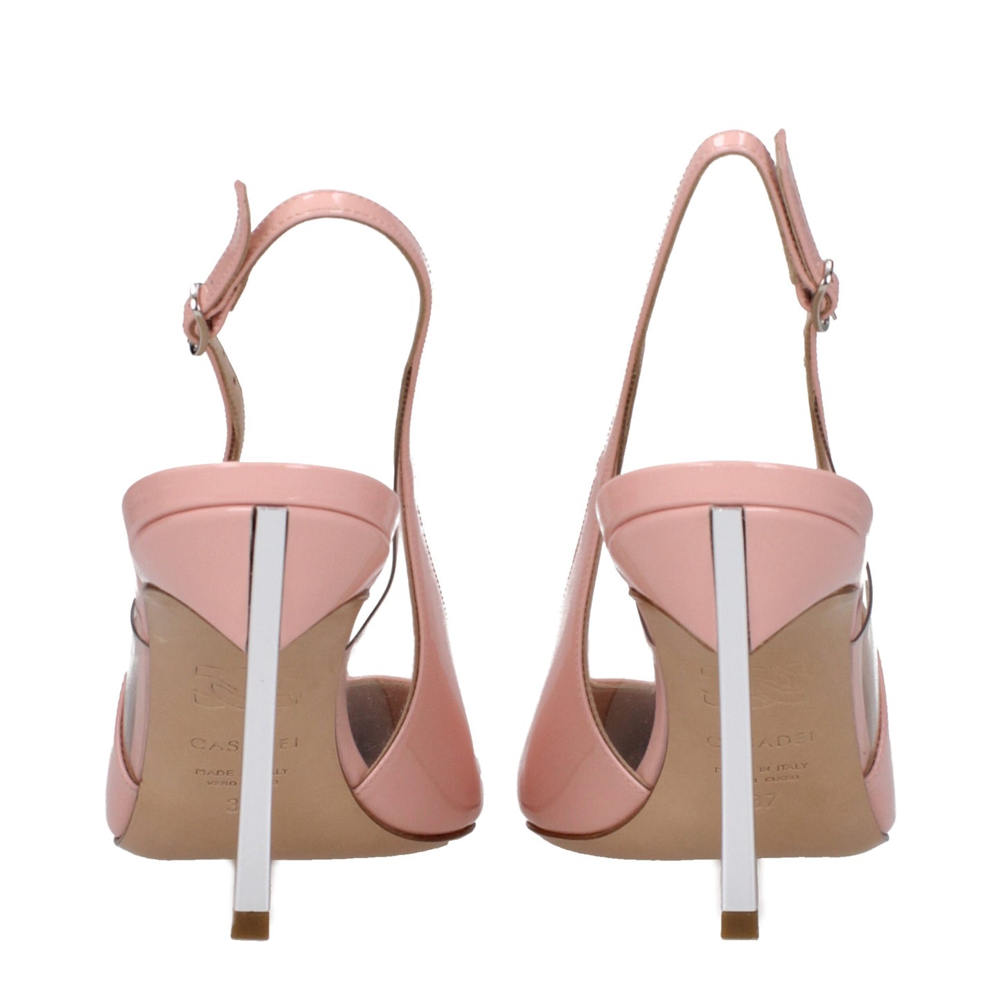 Casadei Pink Leather High Heel Pumps Curated Luxury Accessories by Orvyn