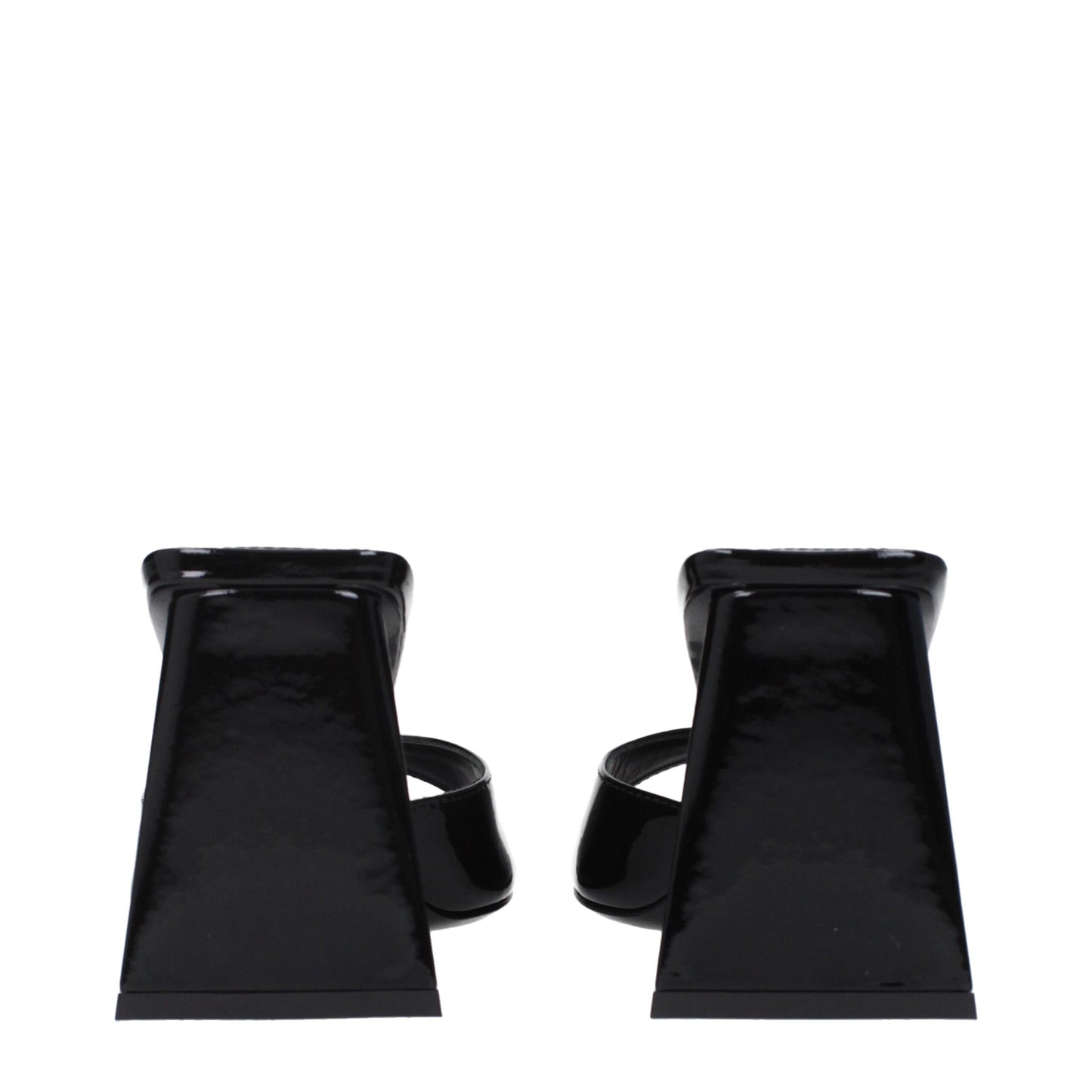 The Attico Black Leather Stiletto Heel Sandals Curated Luxury Accessories by Orvyn