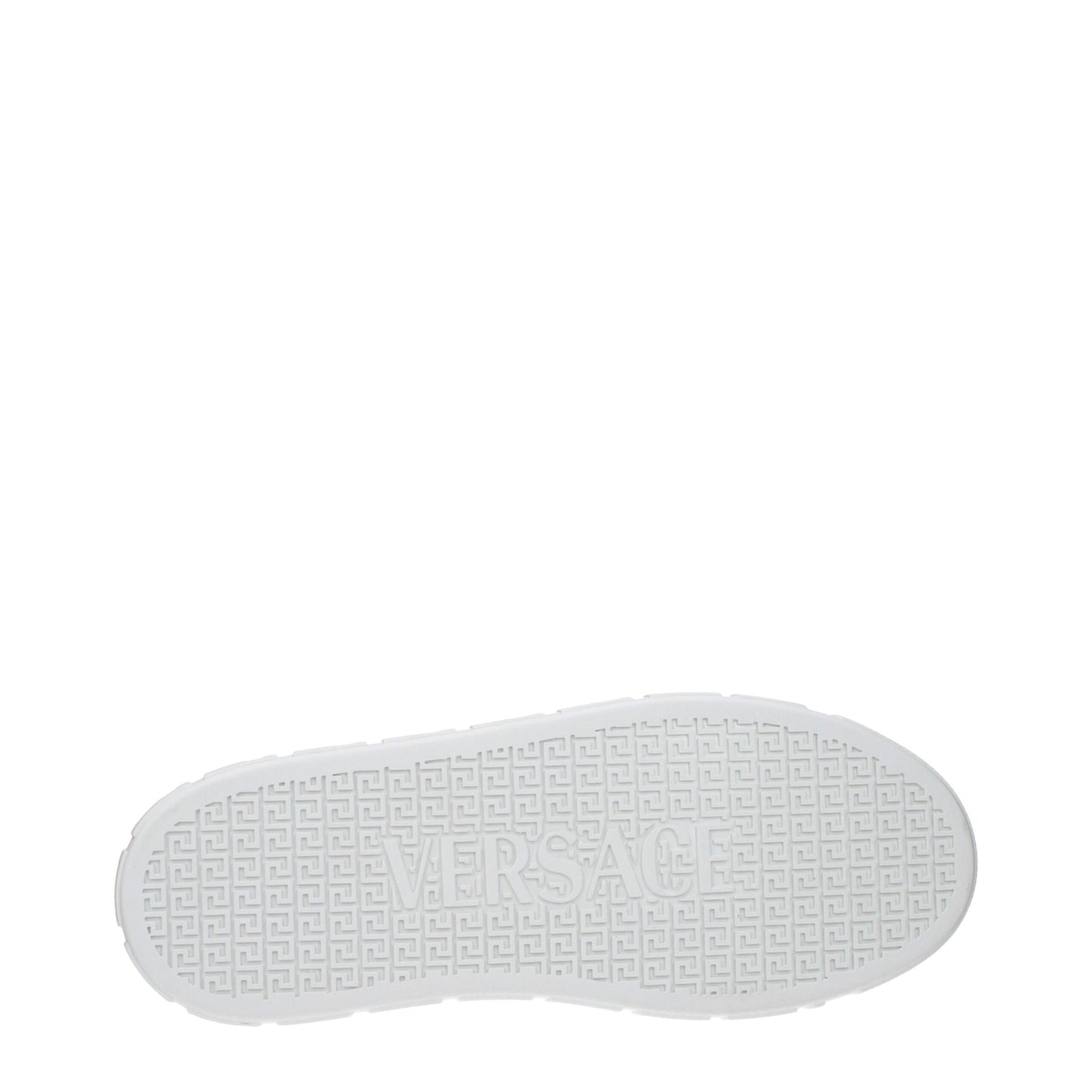 Versace White Leather Low Top Sneakers Curated Luxury Accessories by Orvyn