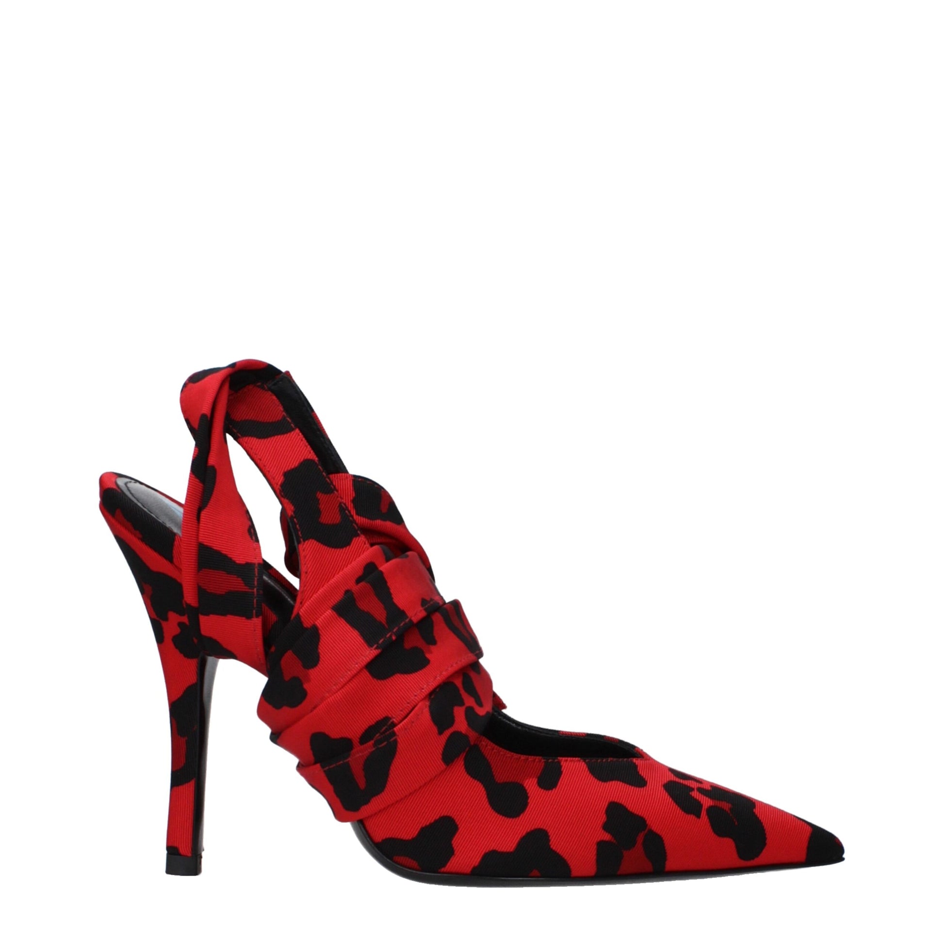 The Attico Red Fabric High Heel Pumps Curated Luxury Accessories by Orvyn