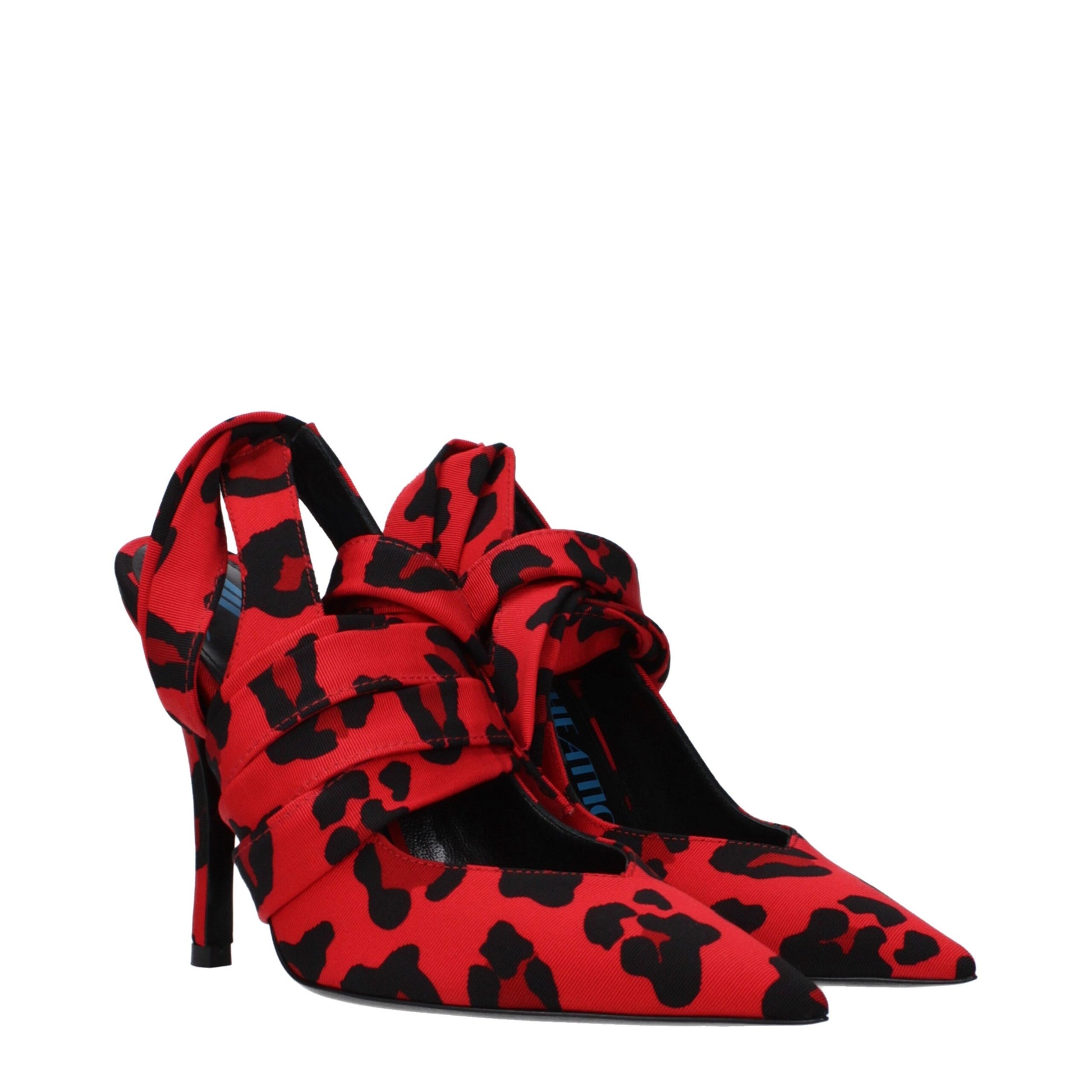 The Attico Red Fabric High Heel Pumps Curated Luxury Accessories by Orvyn