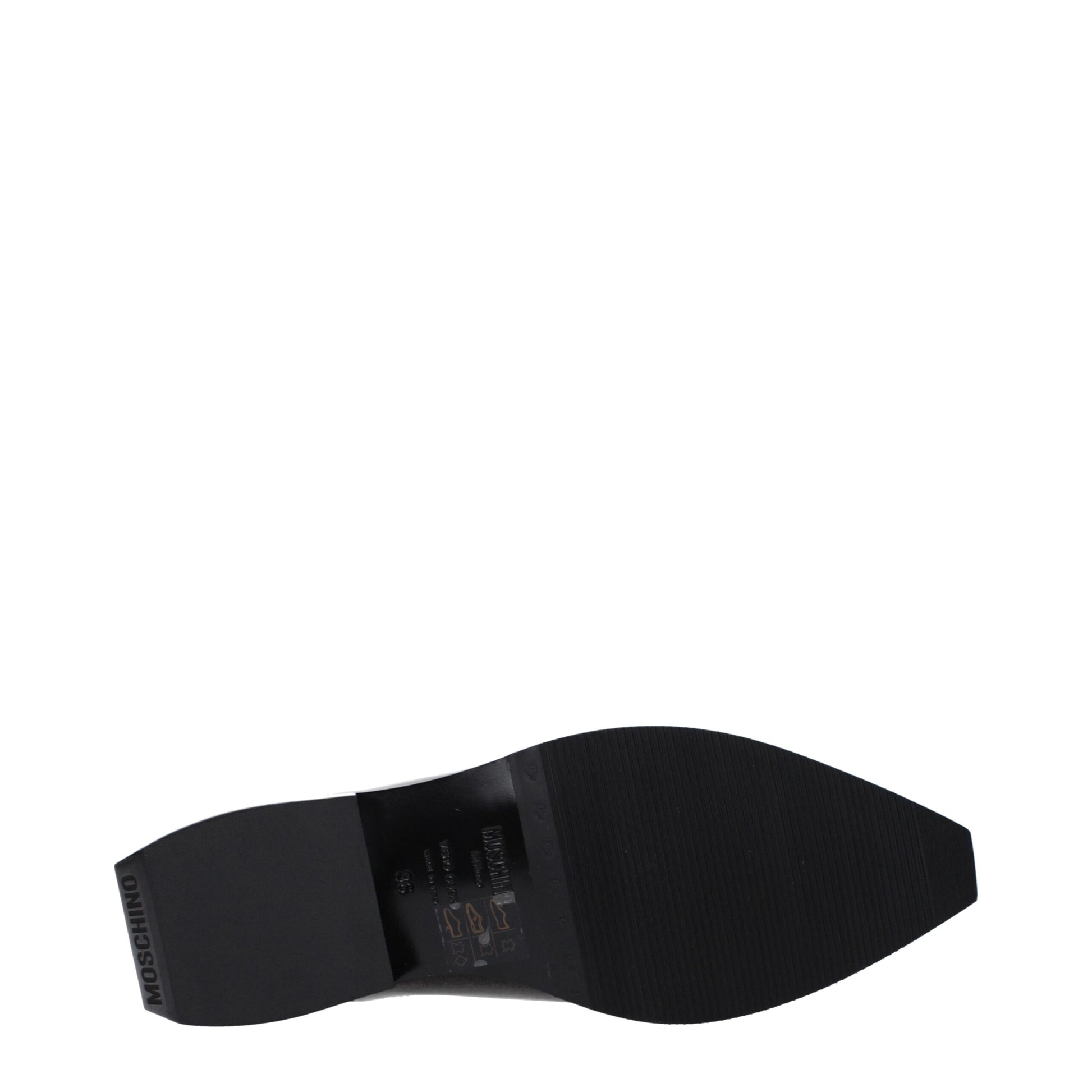 Moschino Black Leather Mules Curated Luxury Accessories by Orvyn
