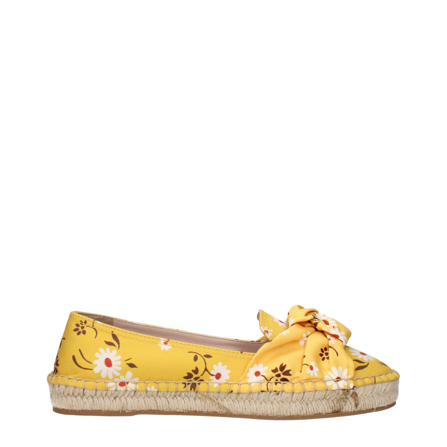 Miu Miu Yellow Fabric Espadrilles Curated Luxury Accessories by Orvyn