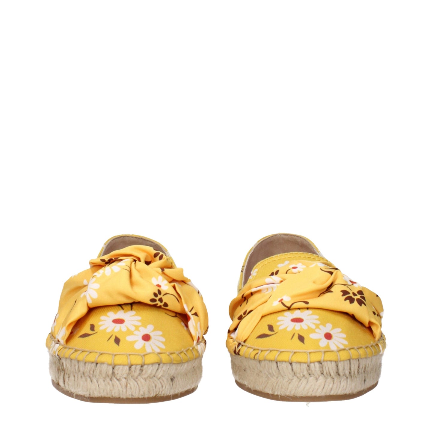 Miu Miu Yellow Fabric Espadrilles Curated Luxury Accessories by Orvyn