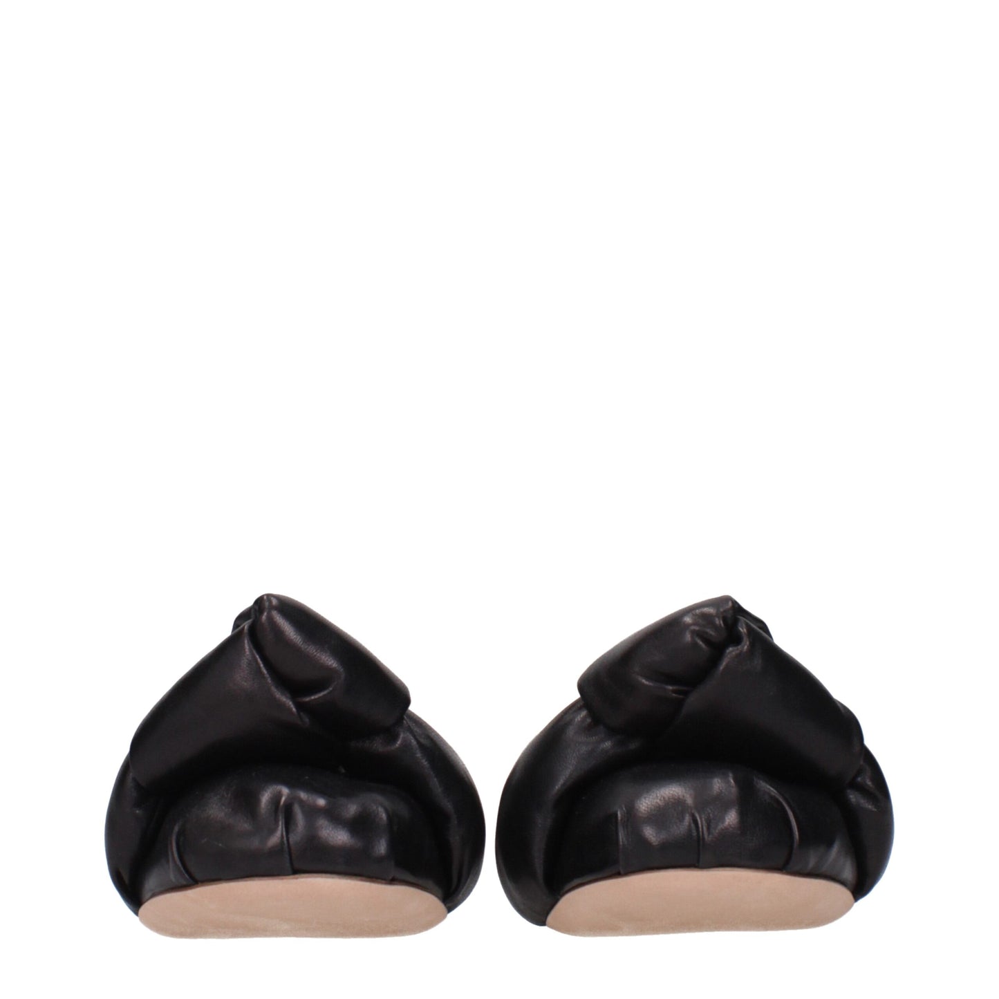 Miu Miu Black Leather Ballet Flats Curated Luxury Accessories by Orvyn