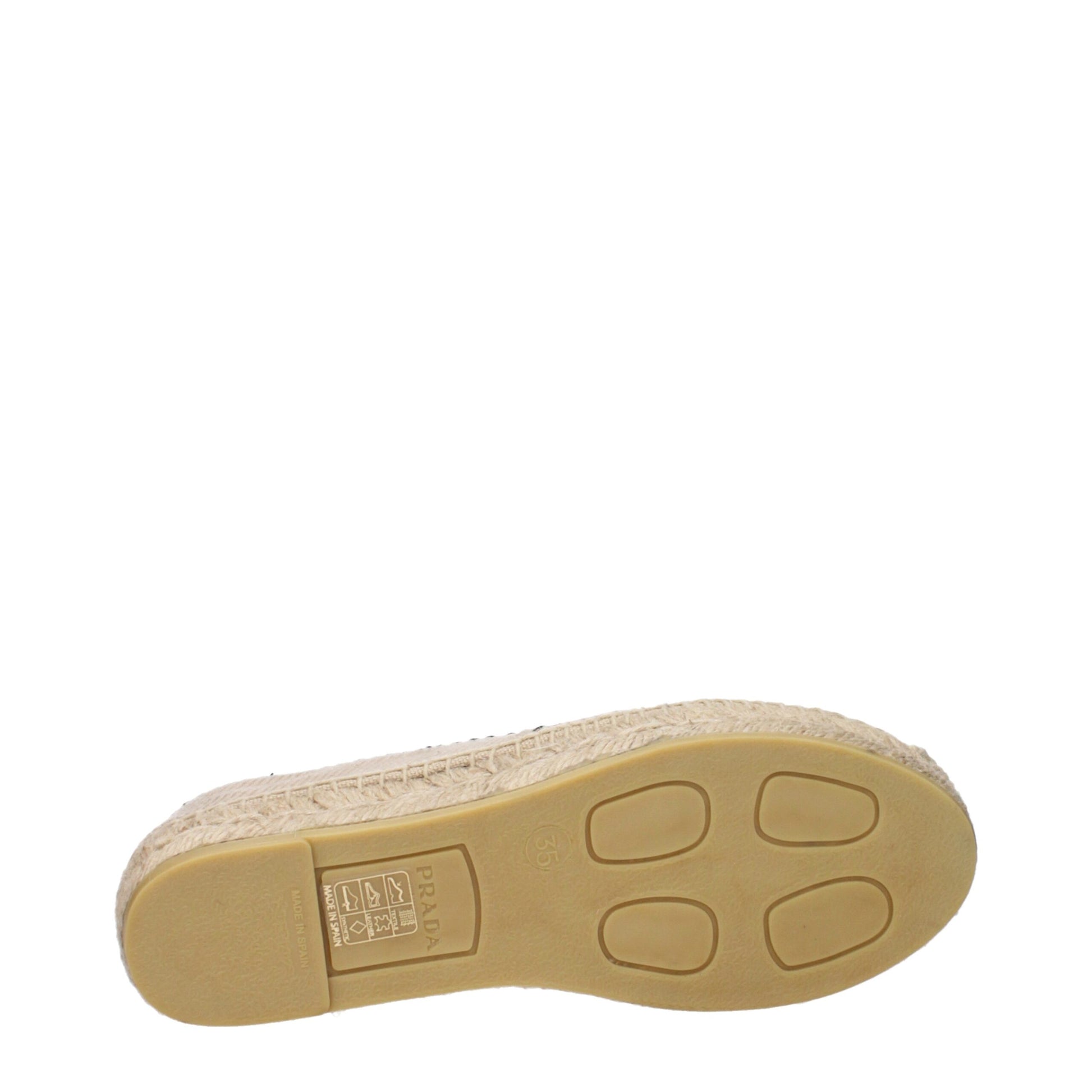 Prada Beige Fabric Espadrilles Curated Luxury Accessories by Orvyn