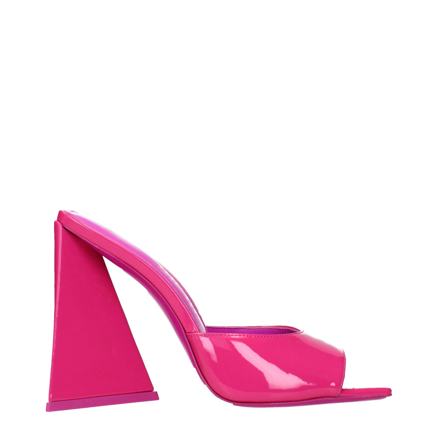 The Attico Pink Leather Platform Sandals Curated Luxury Accessories by Orvyn