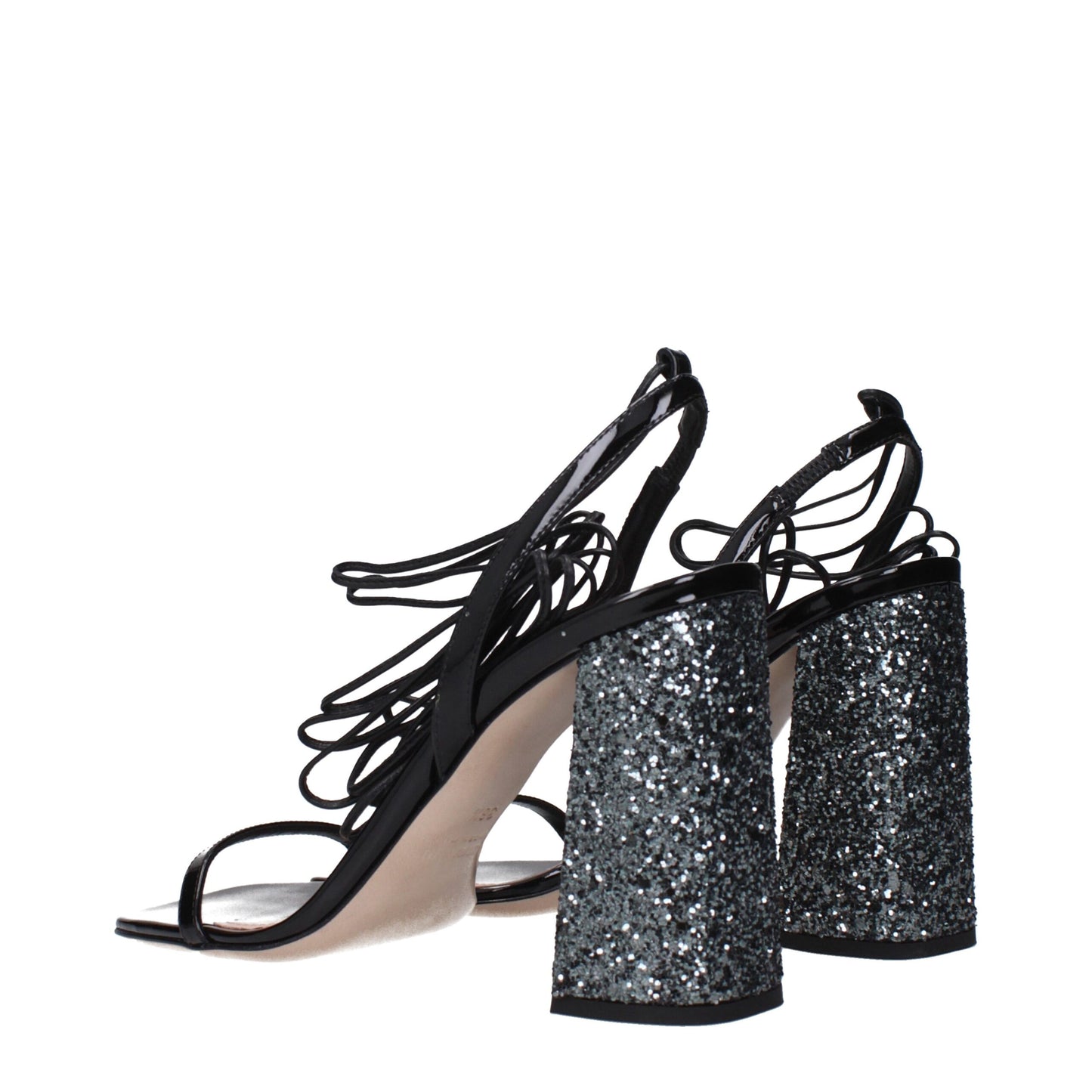 Miu Miu Black Leather Platform Sandals Curated Luxury Accessories by Orvyn