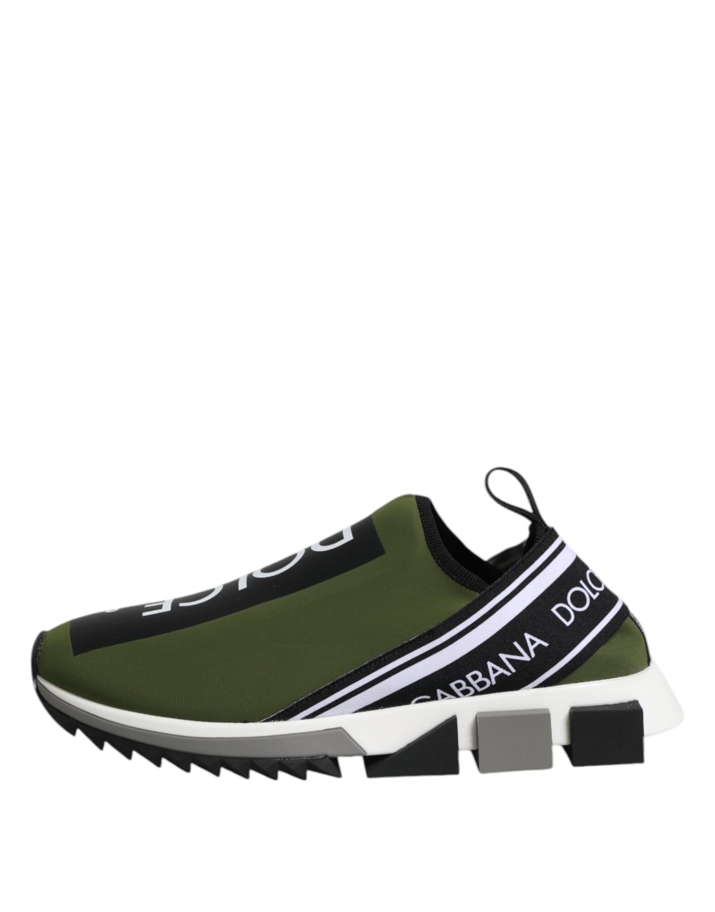 Dolce & Gabbana Green Logo Low Top Sorrento Men Sneakers Shoes Curated Luxury Accessories by Orvyn