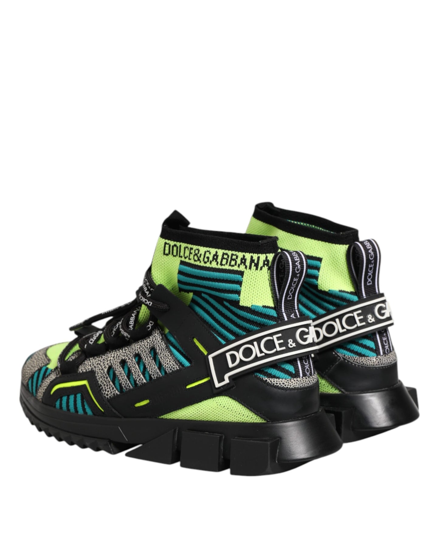 Dolce & Gabbana Multicolor Sorrento Socks Men Sneakers Shoes Curated Luxury Accessories by Orvyn