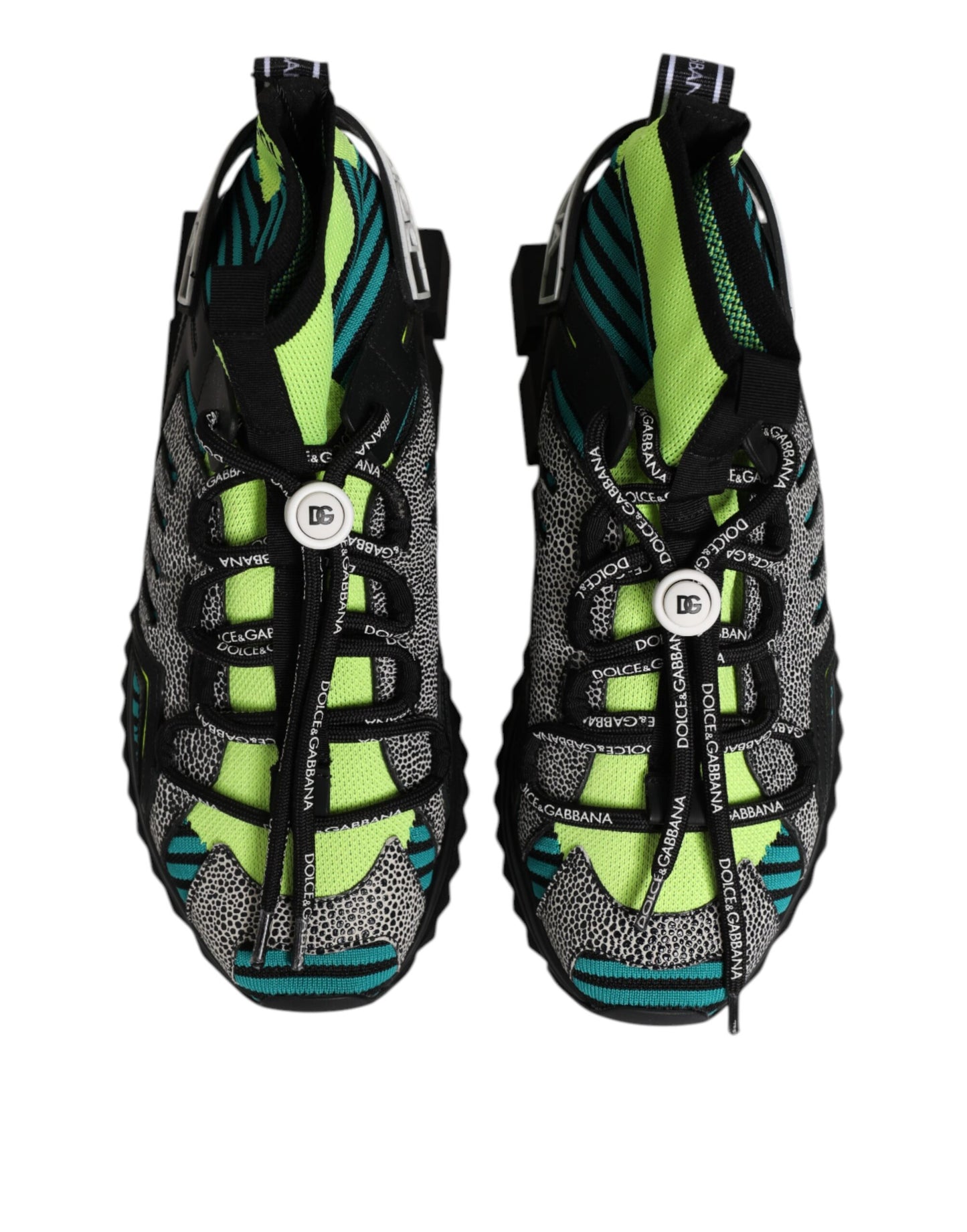 Dolce & Gabbana Multicolor Sorrento Socks Men Sneakers Shoes Curated Luxury Accessories by Orvyn
