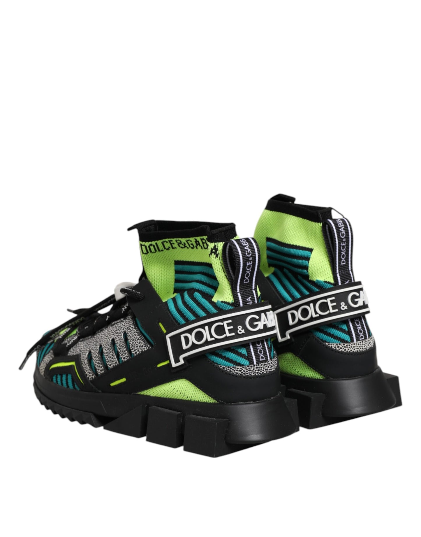 Dolce & Gabbana Multicolor Sorrento Socks Men Sneakers Shoes Curated Luxury Accessories by Orvyn
