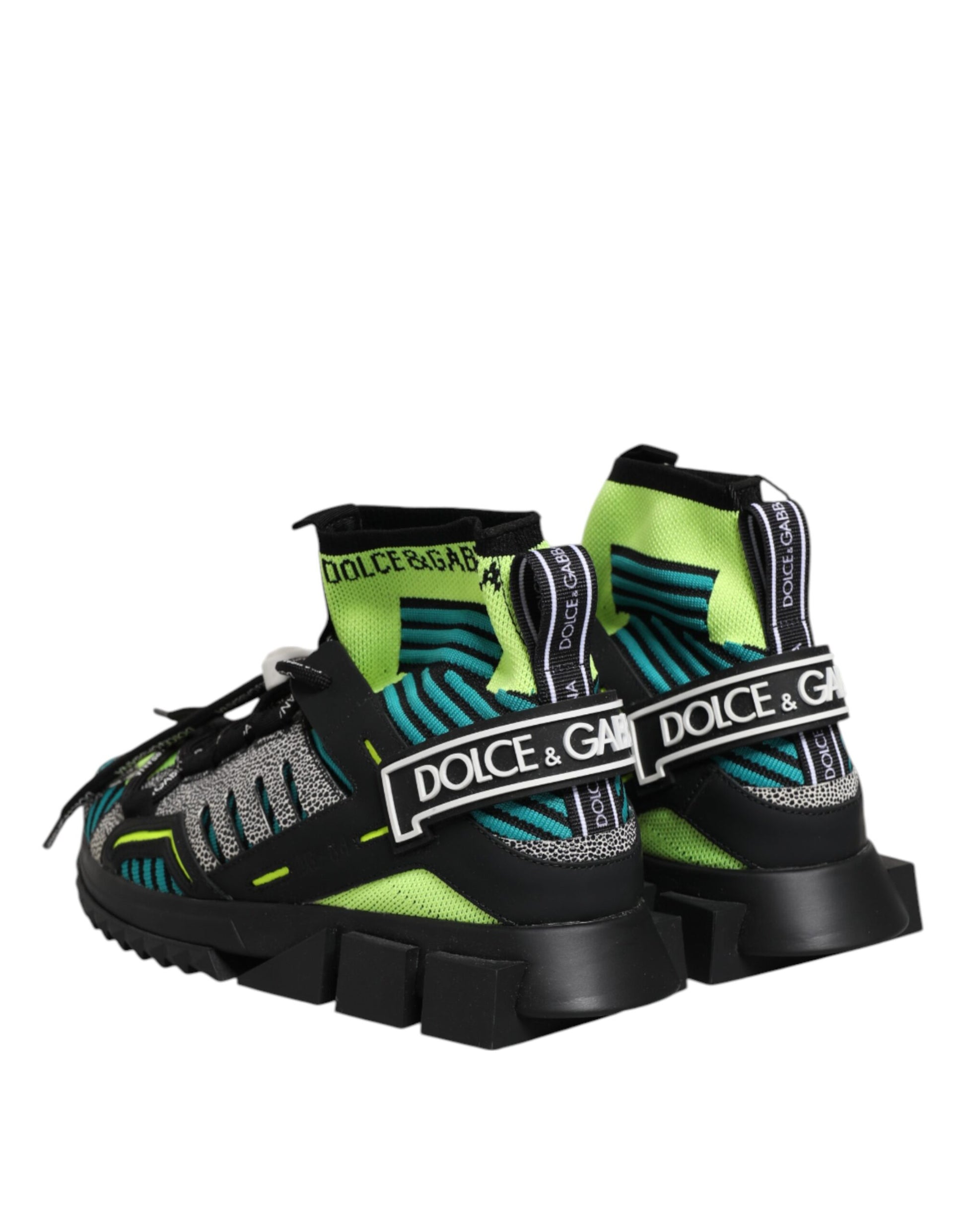 Dolce & Gabbana Multicolor Sorrento Socks Men Sneakers Shoes Curated Luxury Accessories by Orvyn