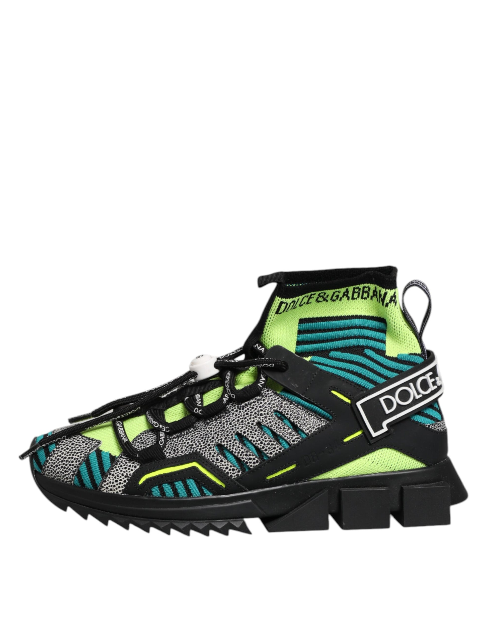 Dolce & Gabbana Multicolor Sorrento Socks Men Sneakers Shoes Curated Luxury Accessories by Orvyn