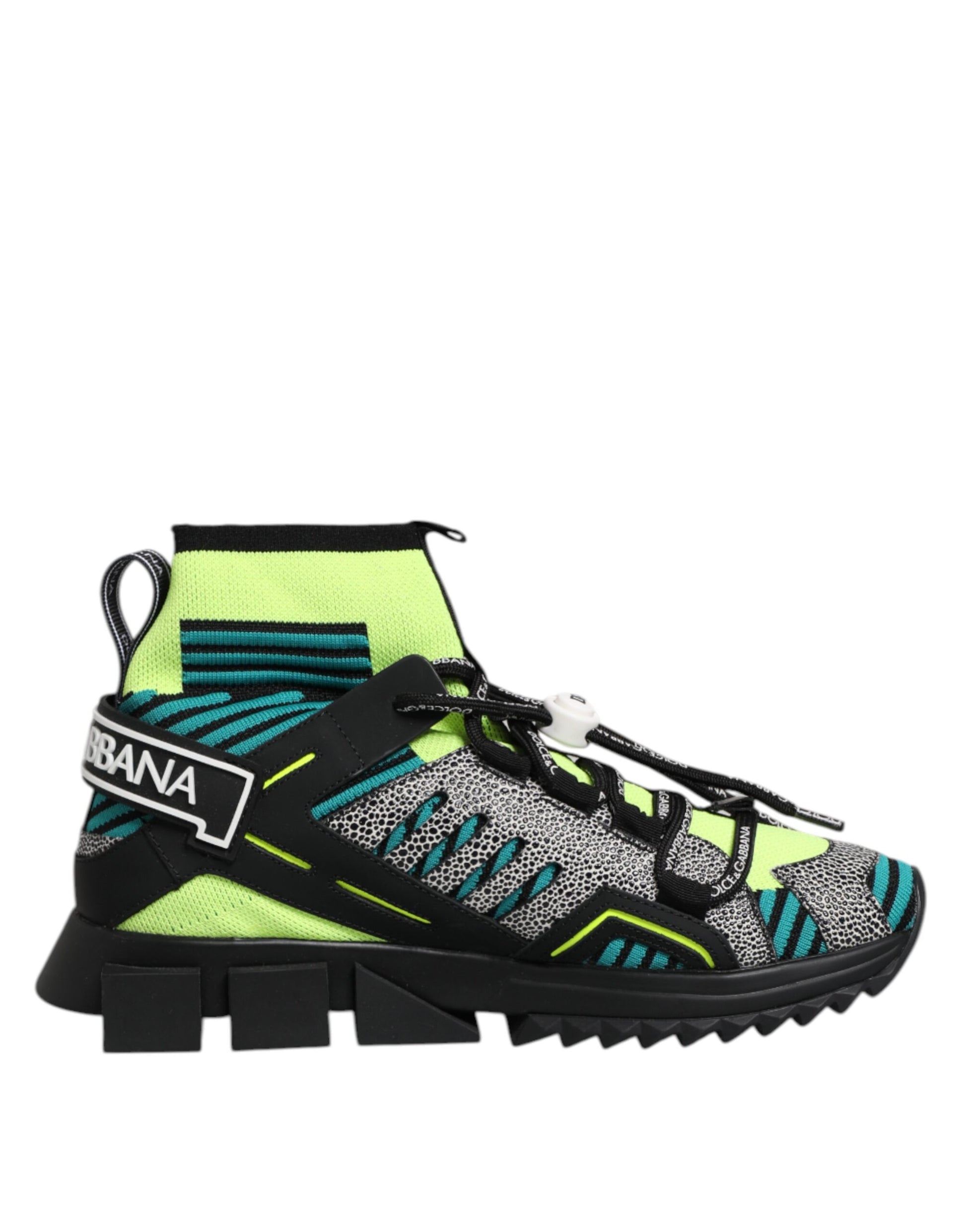 Dolce & Gabbana Multicolor Sorrento Socks Men Sneakers Shoes Curated Luxury Accessories by Orvyn
