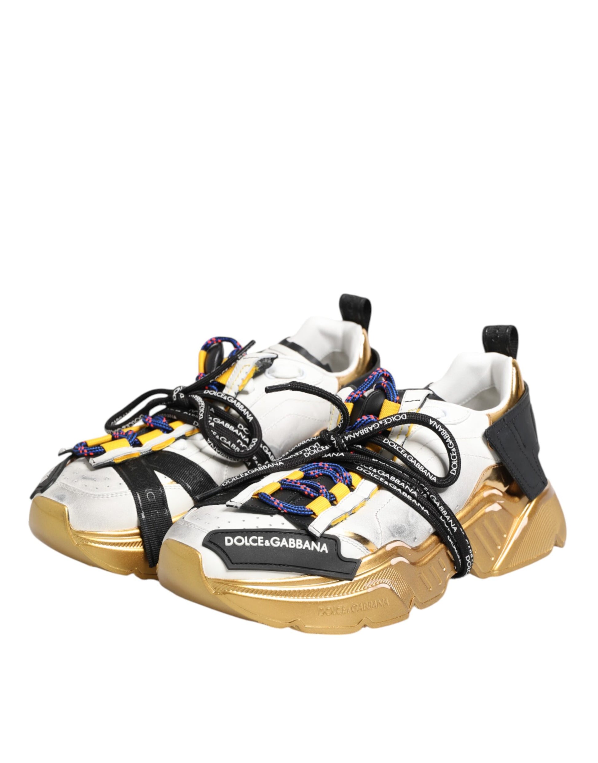 Dolce & Gabbana Multicolor Daymaster Low Top Sneakers Shoes Curated Luxury Accessories by Orvyn