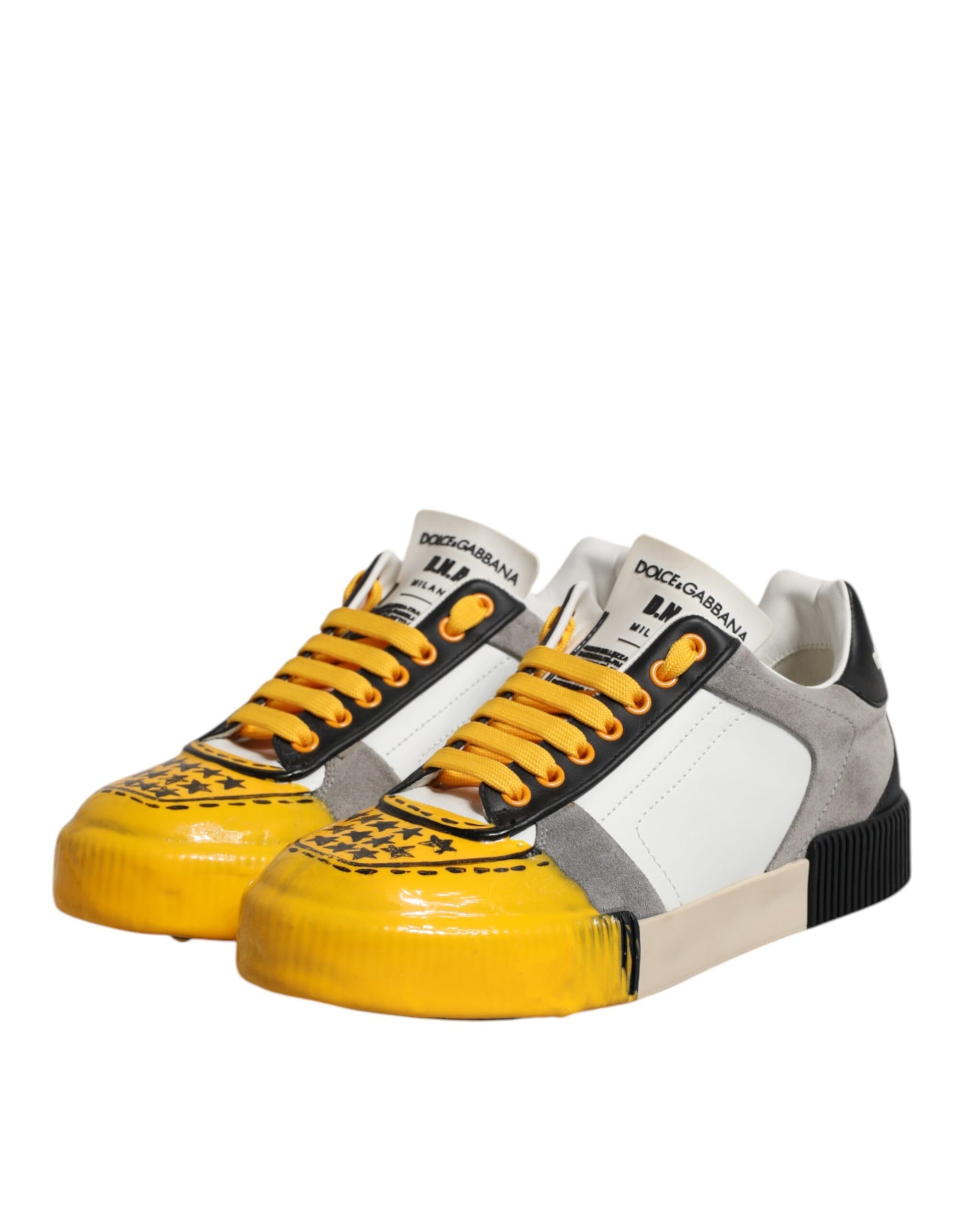 Dolce & Gabbana Multicolor MIAMI Low Top Sneakers Shoes Curated Luxury Accessories by Orvyn