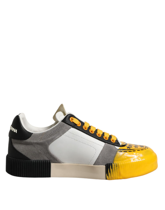 Dolce & Gabbana Multicolor MIAMI Low Top Sneakers Shoes Curated Luxury Accessories by Orvyn