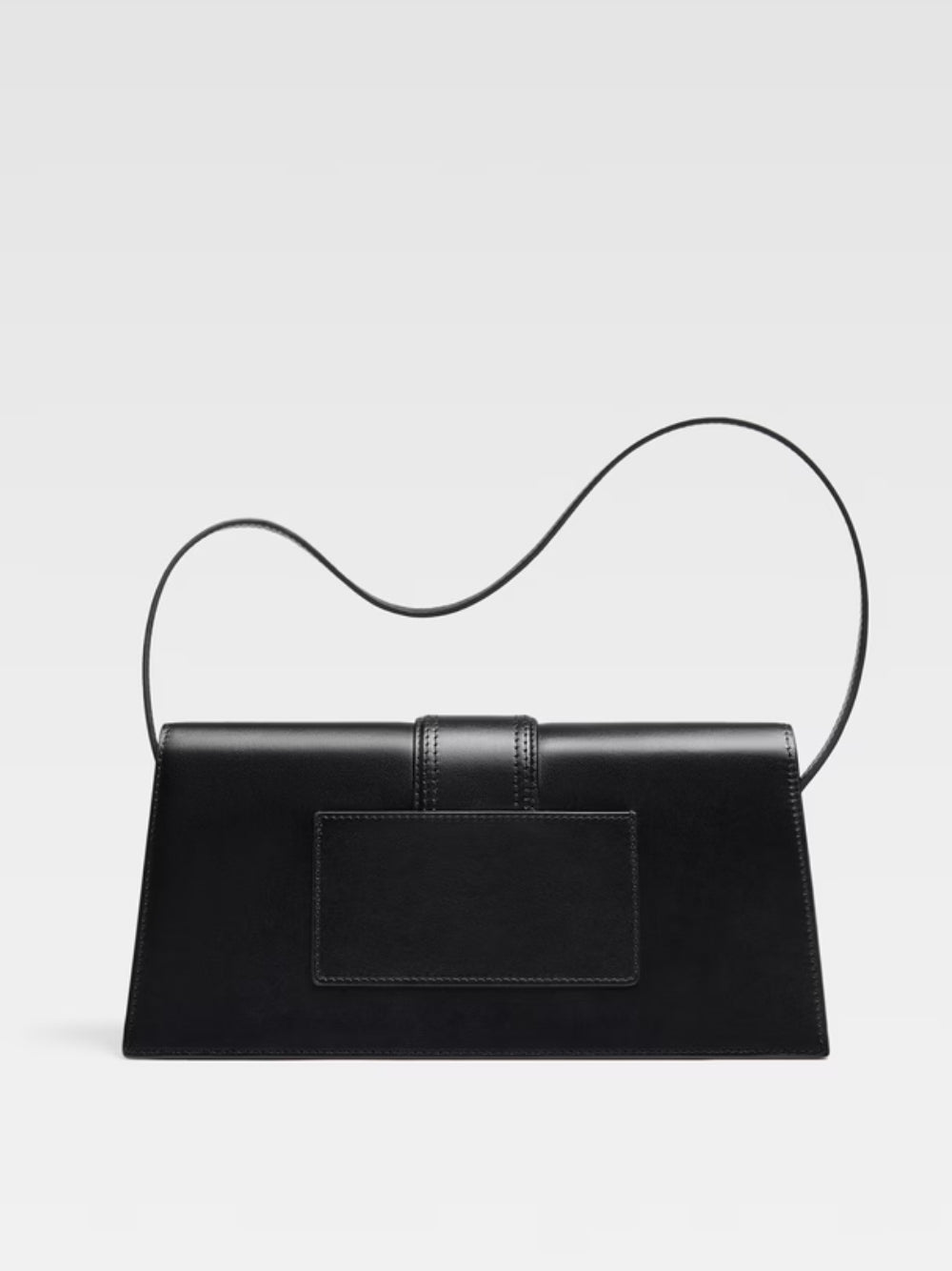 Jacquemus Black leather Le Bambino Long bag schwarz