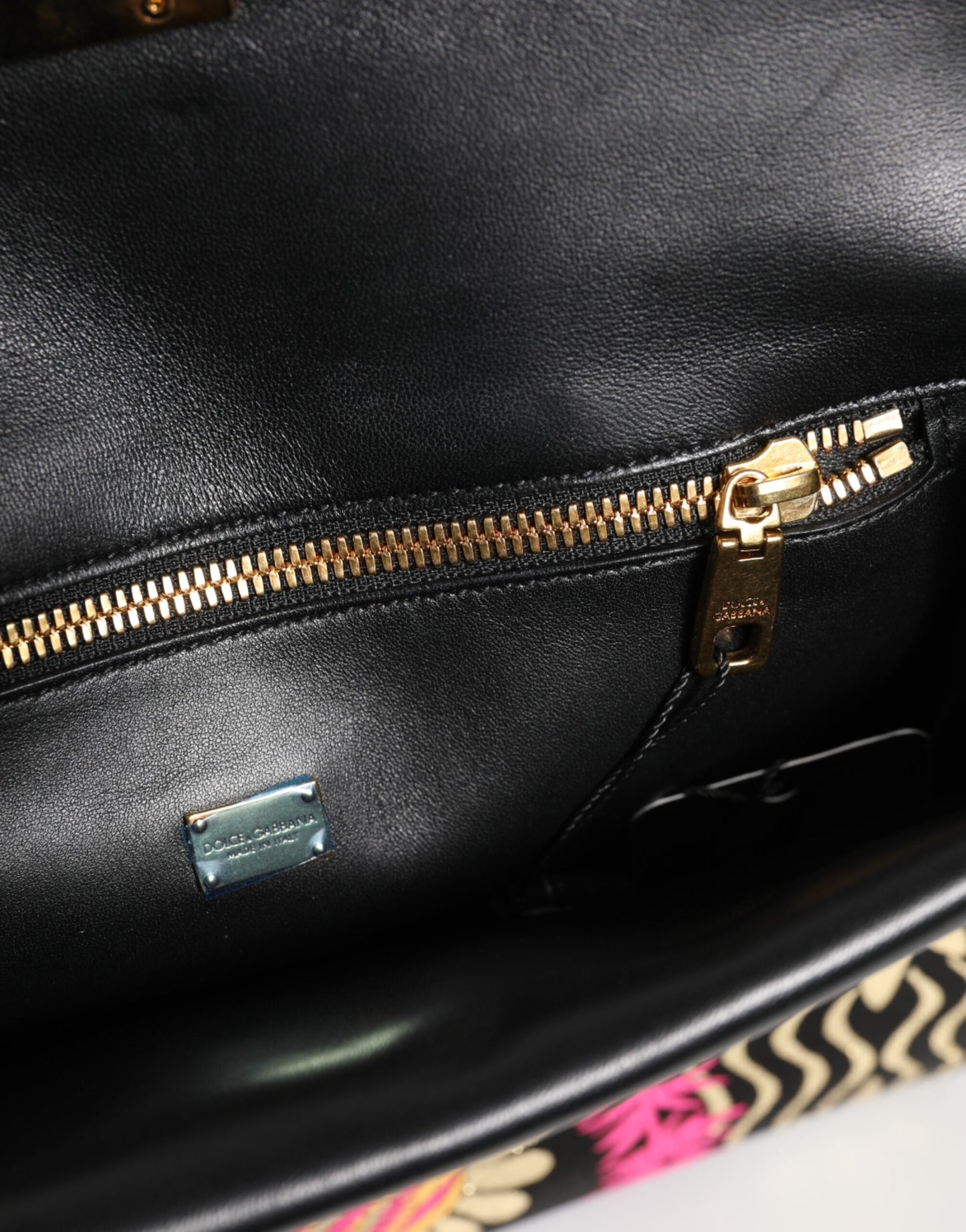 Dolce & Gabbana Multicolor Jacquard Floral Document Briefcase Bag Curated Luxury Accessories by Orvyn