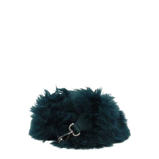 Fendi Green Leather Shoulder Bag Curated Luxury Accessories by Orvyn