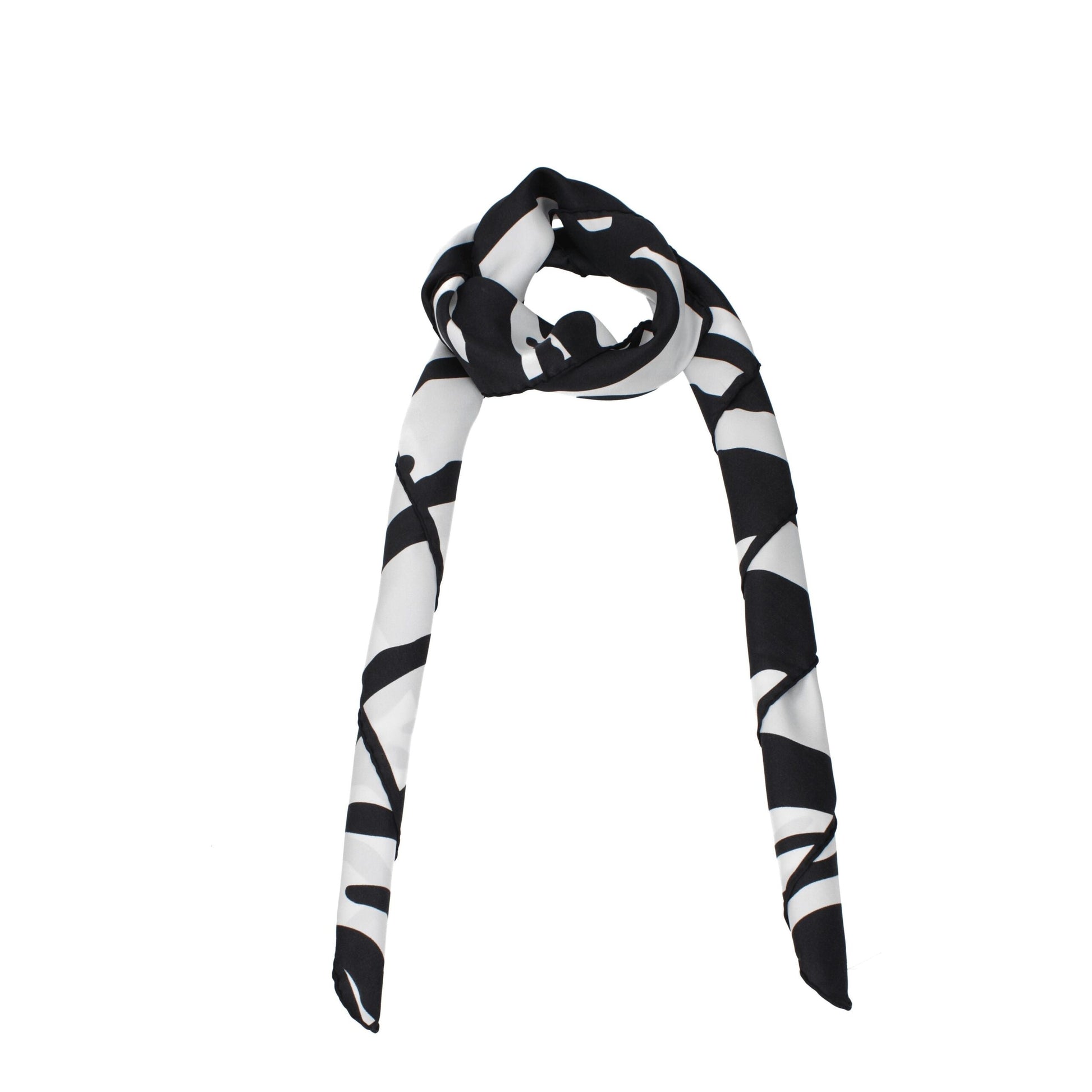 Dolce & Gabbana Black Silk Foulard Curated Luxury Accessories by Orvyn