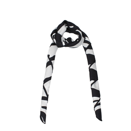 Dolce & Gabbana Black Silk Foulard Curated Luxury Accessories by Orvyn