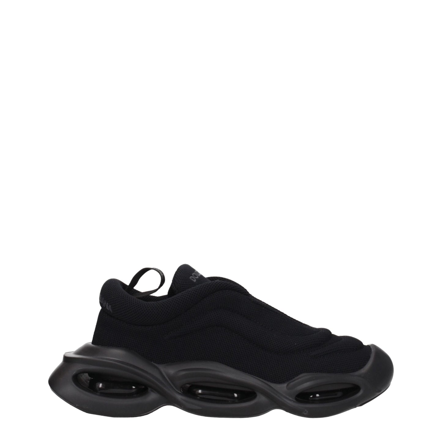 Dolce & Gabbana Black 'Lace Up' Sneakers schwarz