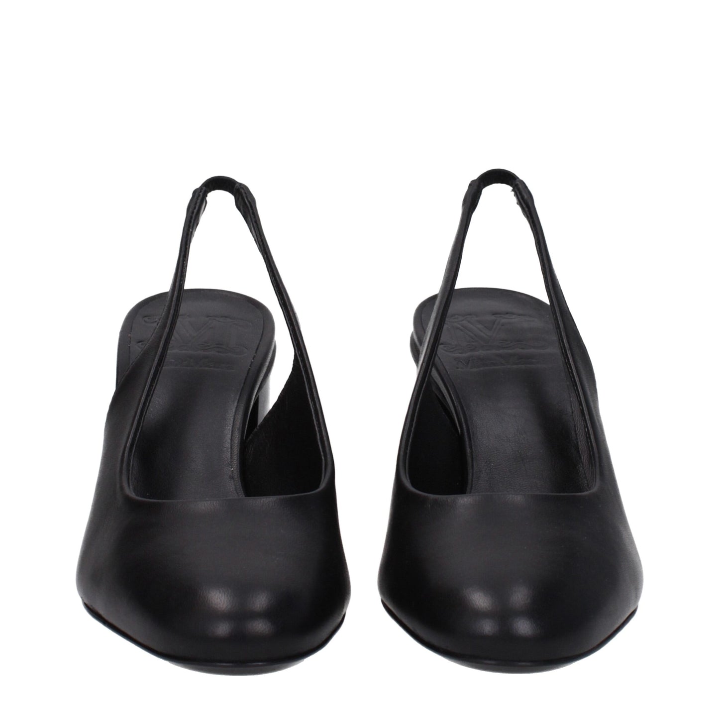 Max Mara Black Leather High Heel Pumps Curated Luxury Accessories by Orvyn