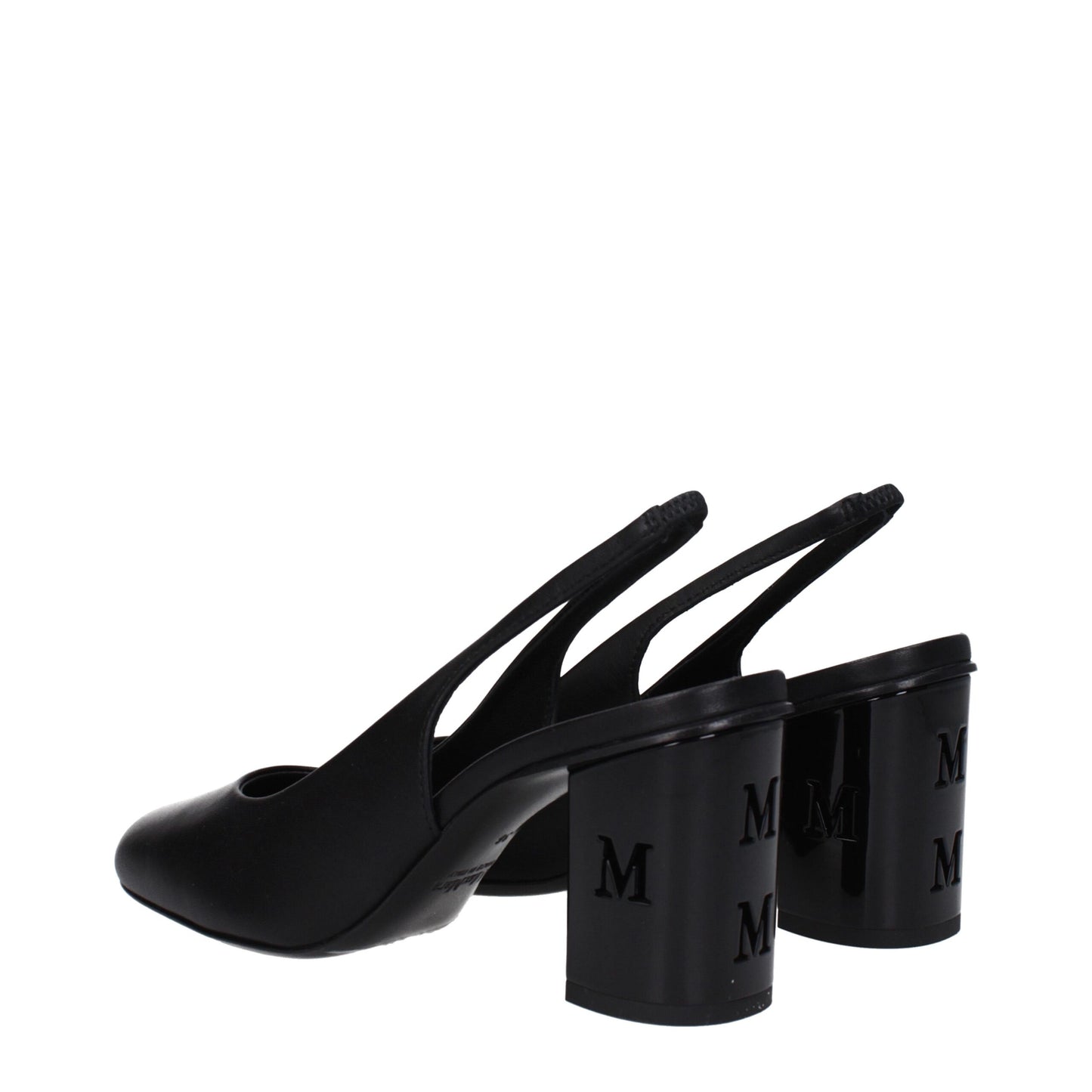 Max Mara Black Leather High Heel Pumps Curated Luxury Accessories by Orvyn