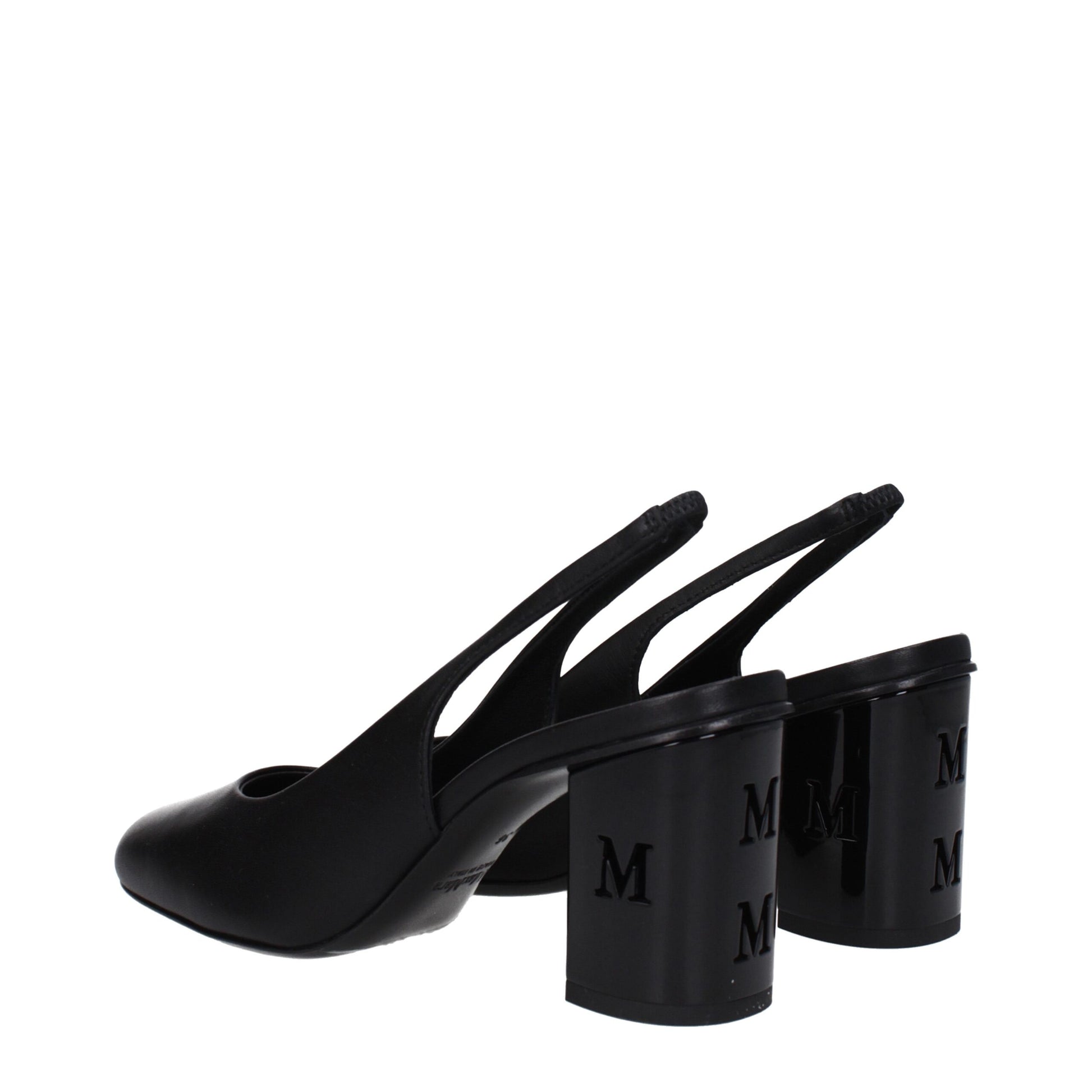 Max Mara Black Leather High Heel Pumps Curated Luxury Accessories by Orvyn