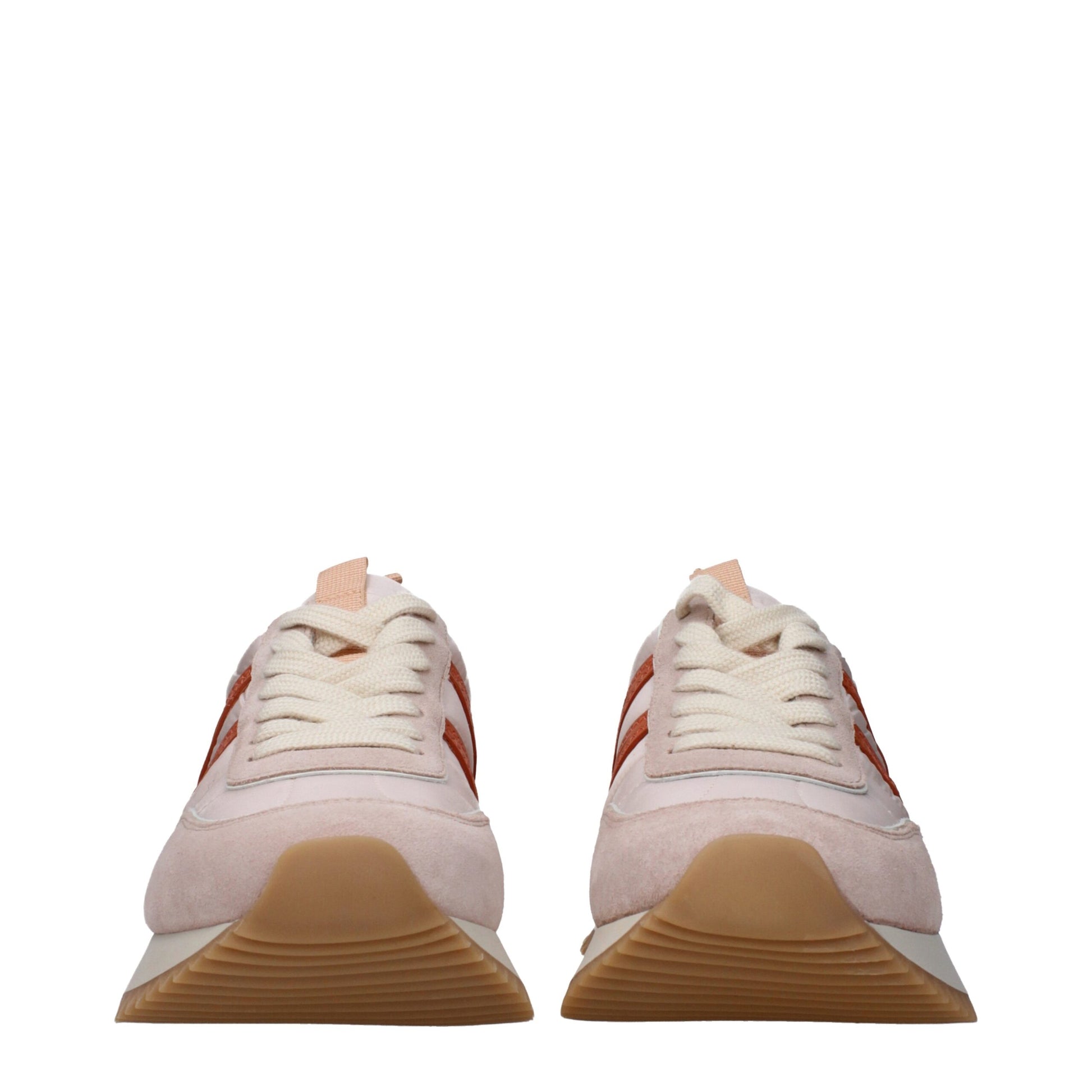 Moncler Pink 'Lace Up' Sneakers rosa