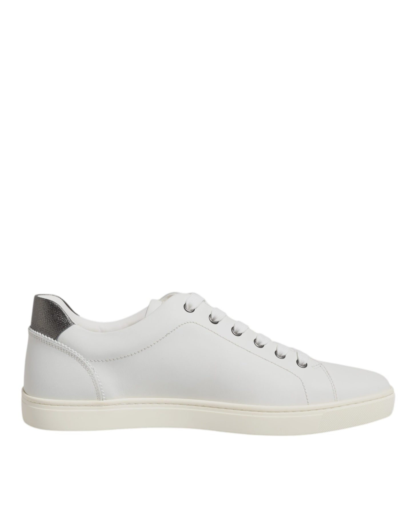 Dolce & Gabbana White Sacred Heart Men Low Top Sneakers Shoes Curated Luxury Accessories by Orvyn
