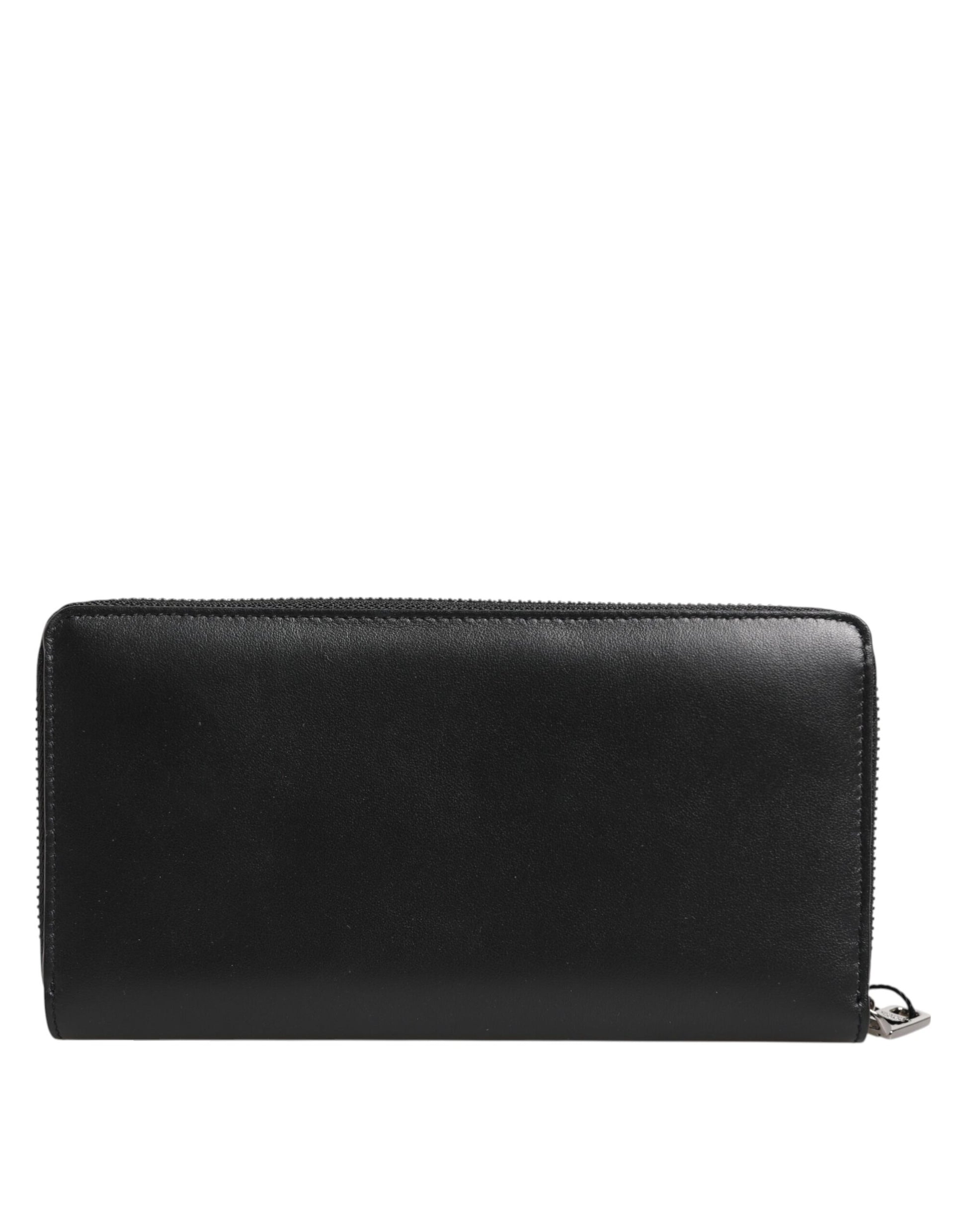 Dolce & Gabbana Black Brown Exotic Leather Men Continental Clutch Wallet Curated Luxury Accessories by Orvyn