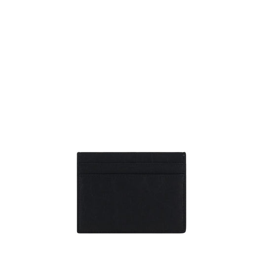 Saint Laurent Black Leather Cardholder Wallet Curated Luxury Accessories by Orvyn