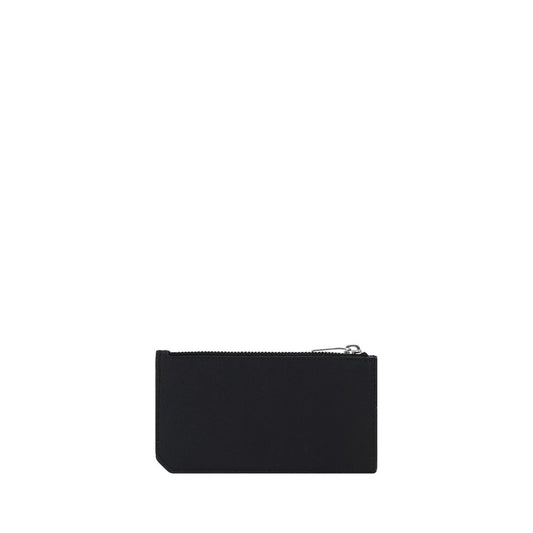 Saint Laurent Black Calf Leather Bos Taurus Wallet Curated Luxury Accessories by Orvyn