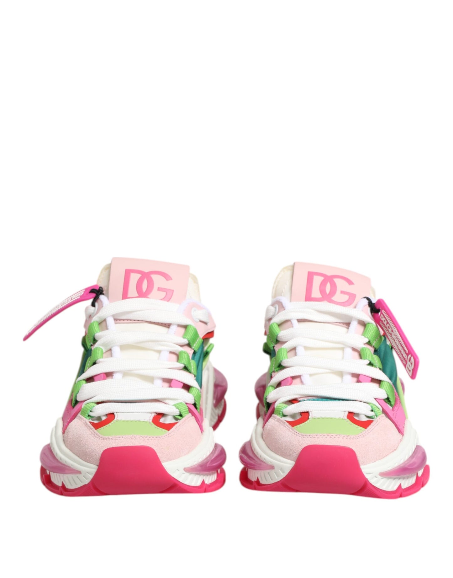 Dolce & Gabbana Multicolor Leather Airmaster Low Top Sneaker Shoes Curated Luxury Accessories by Orvyn