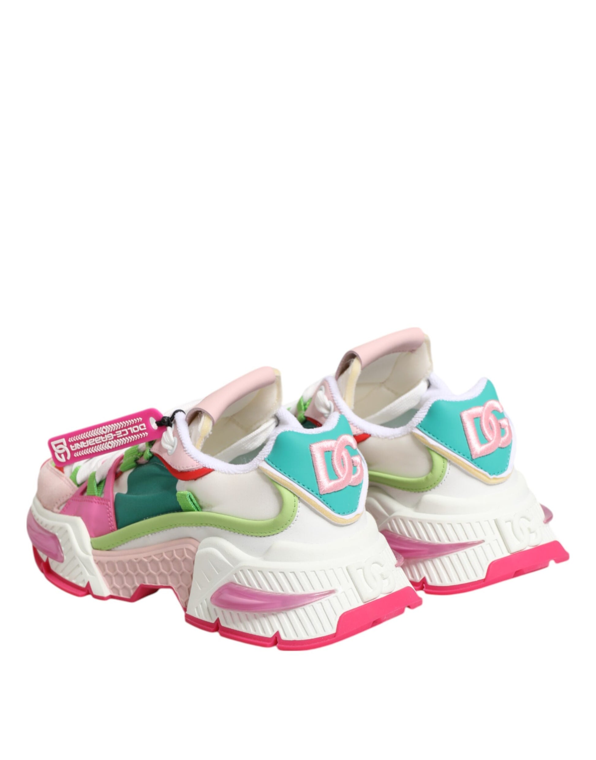 Dolce & Gabbana Multicolor Leather Airmaster Low Top Sneaker Shoes Curated Luxury Accessories by Orvyn