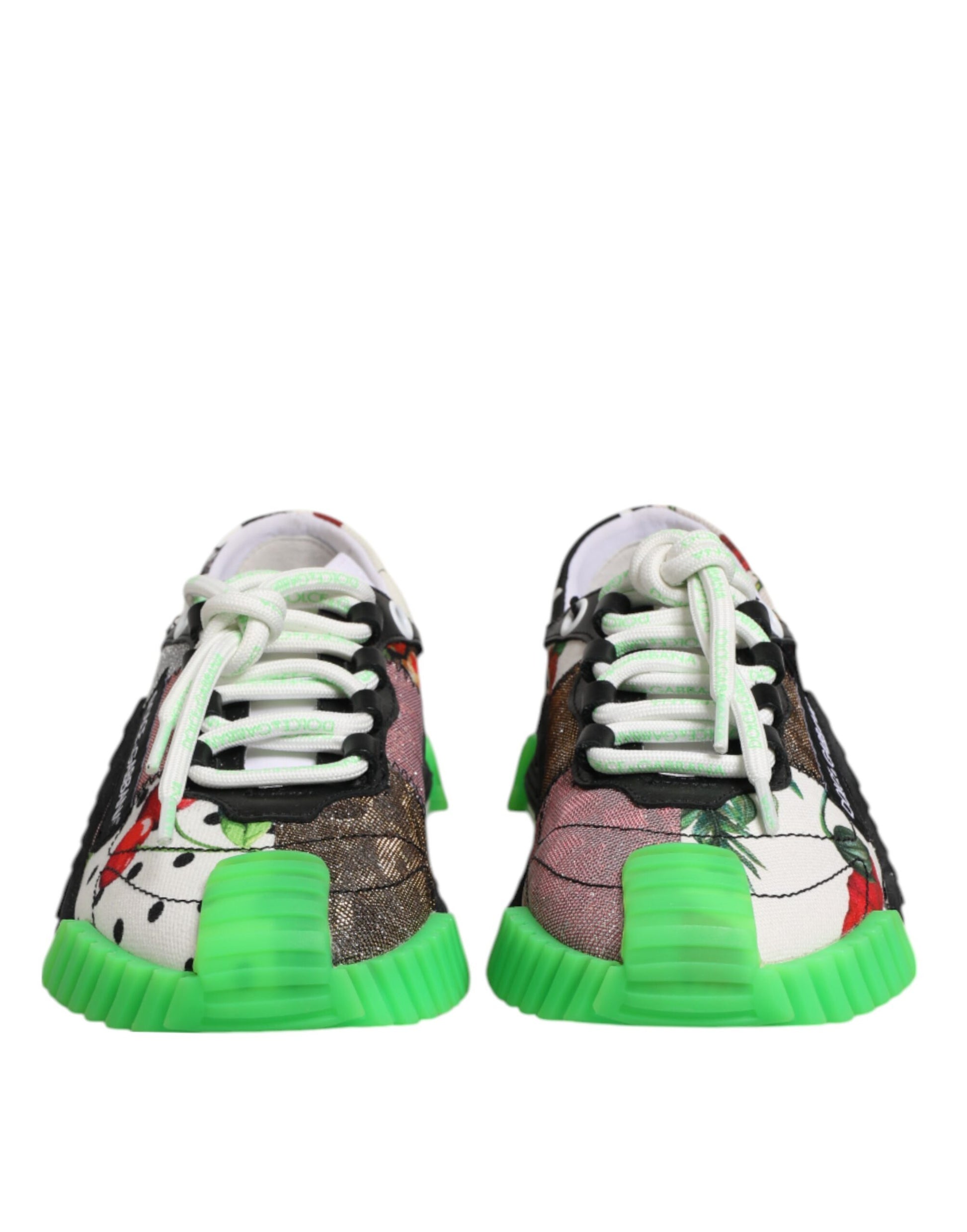 Dolce & Gabbana Multicor DG Logo Leopard Cherry Sneaker Shoes Curated Luxury Accessories by Orvyn