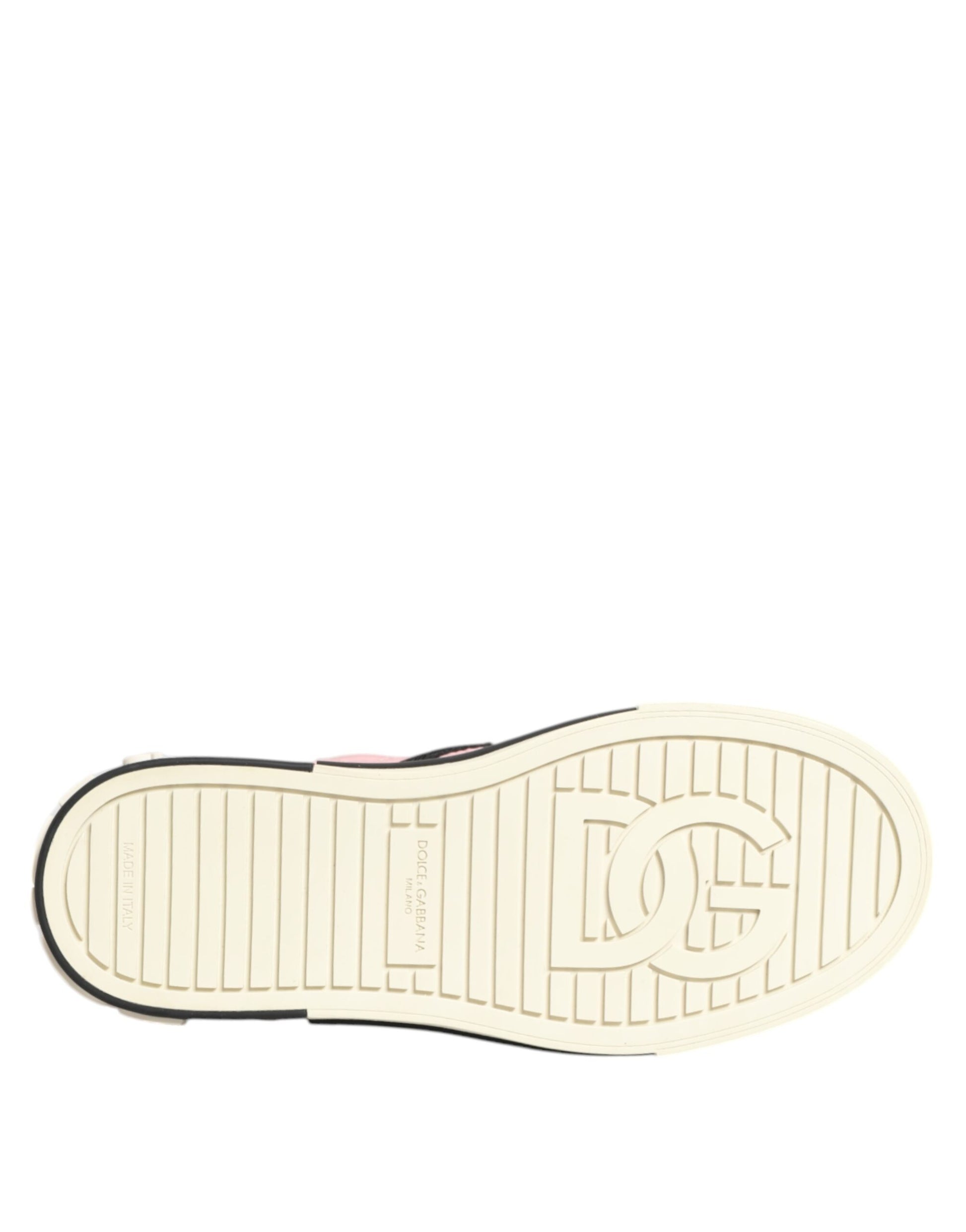 Dolce & Gabbana Pink Quilted Nylon Slip-On Sneaker Shoes Curated Luxury Accessories by Orvyn