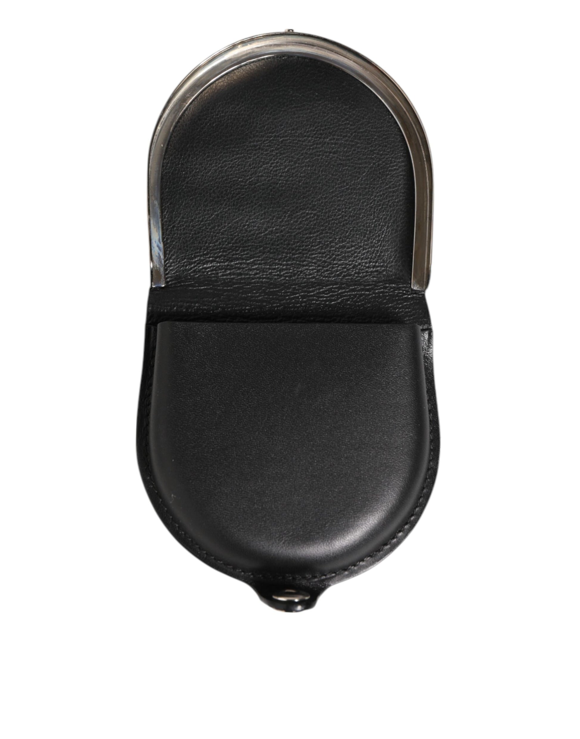 Dolce & Gabbana Black Polished Crocodile Leather Mens Coin Purse Wallet Curated Luxury Accessories by Orvyn