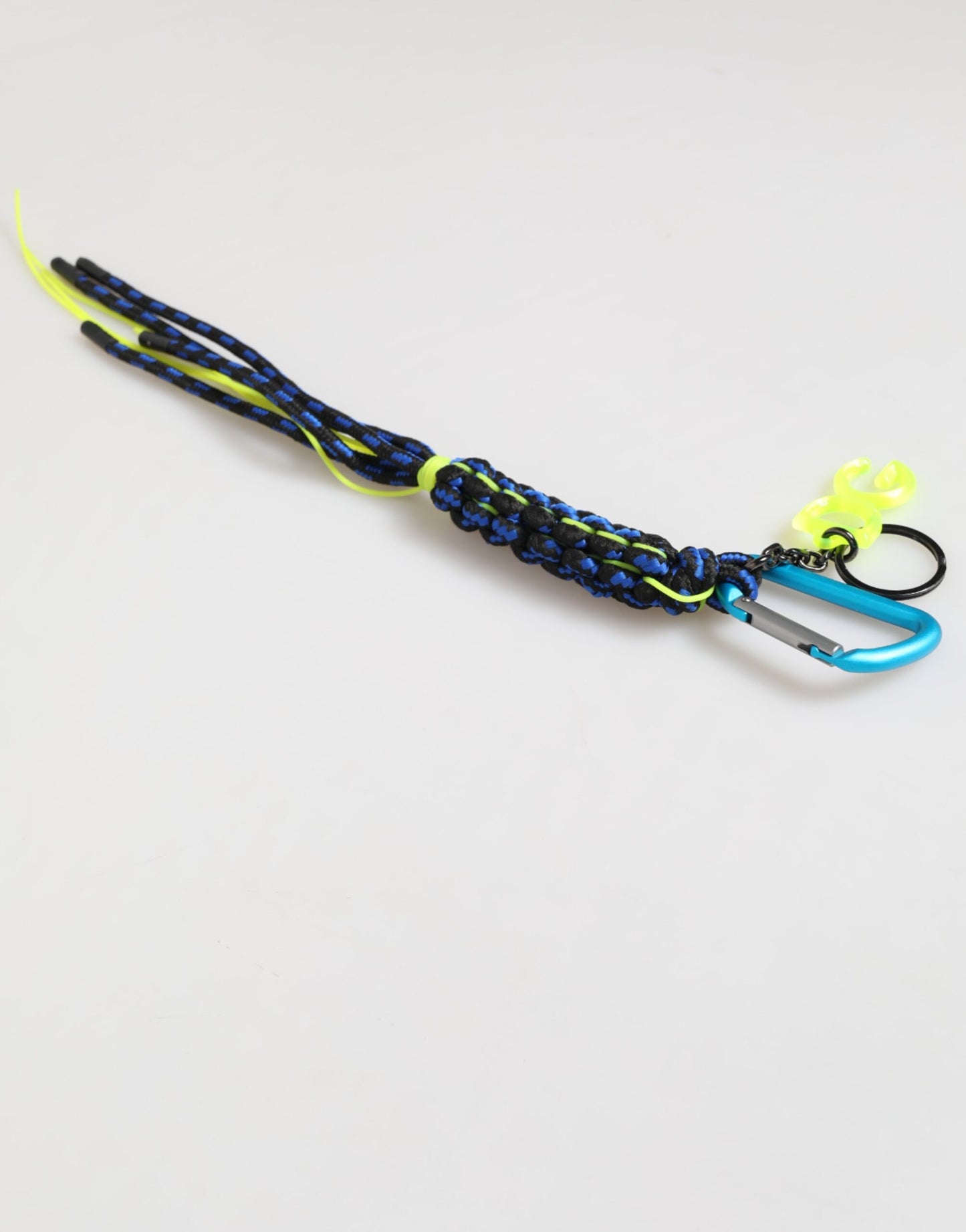 Dolce & Gabbana Multicolor Polyester Tape String DG Logo Keychain Keyring Curated Luxury Accessories by Orvyn