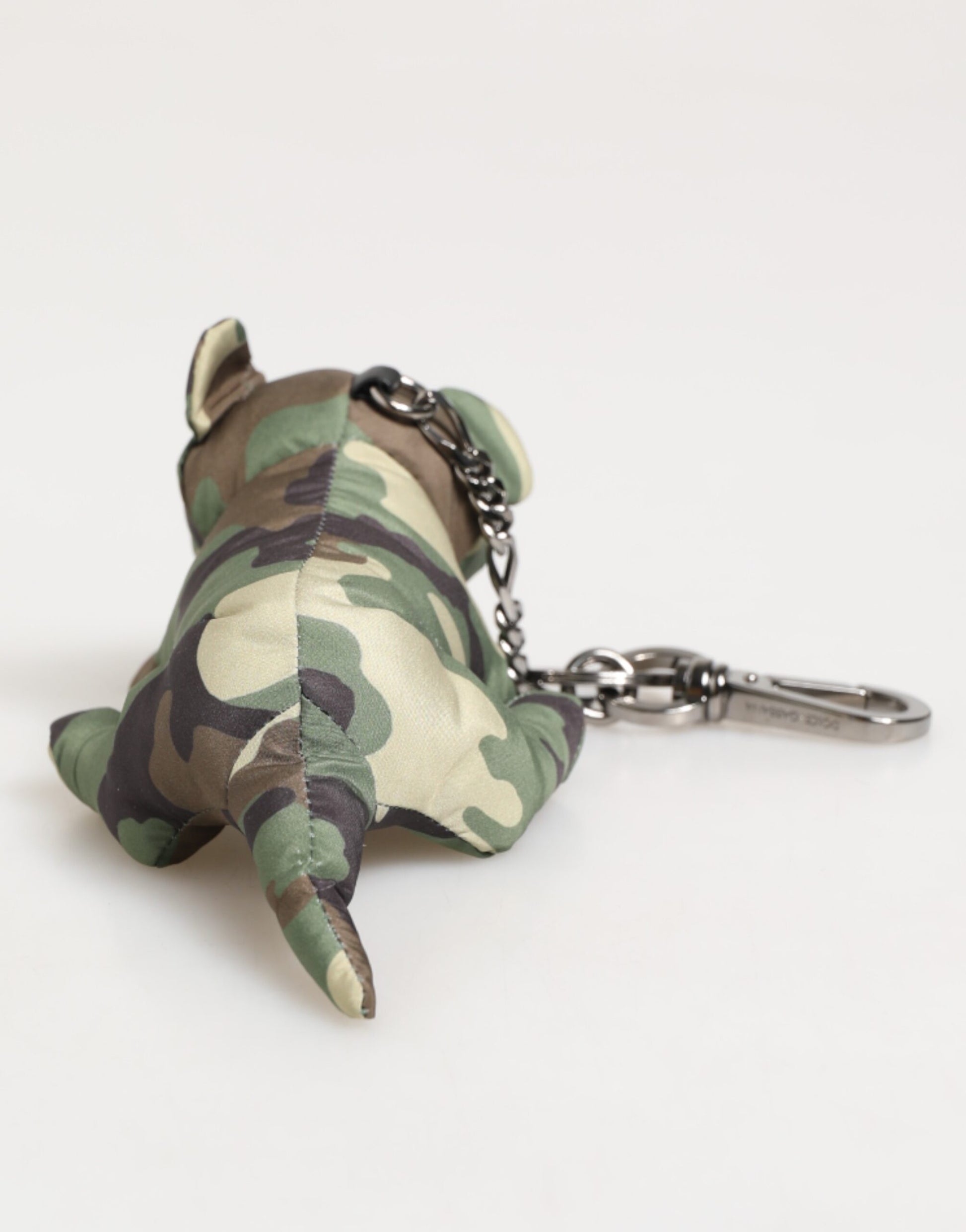 Dolce & Gabbana Camouflage Multicolor Animal Silhouette Keychain Keyring Curated Luxury Accessories by Orvyn