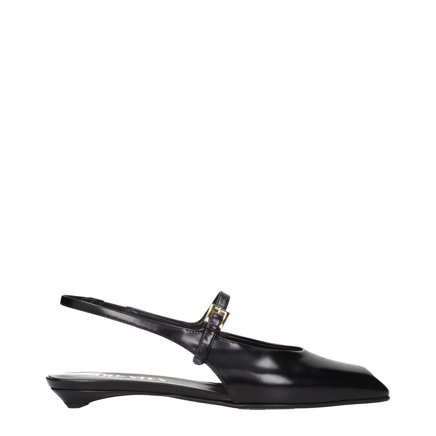 Prada Black Leather Flat Sandals Curated Luxury Accessories by Orvyn