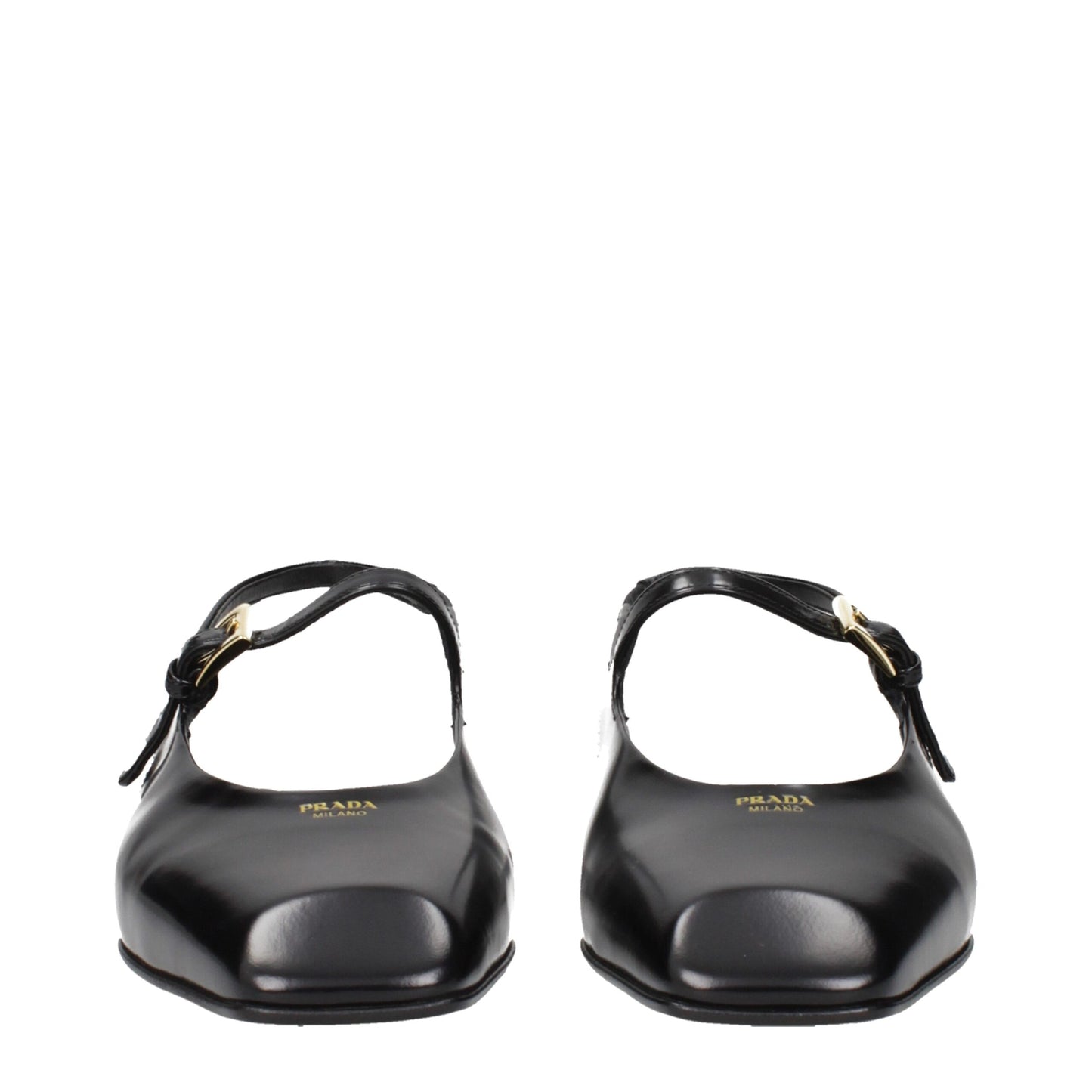 Prada Black Leather Flat Sandals Curated Luxury Accessories by Orvyn