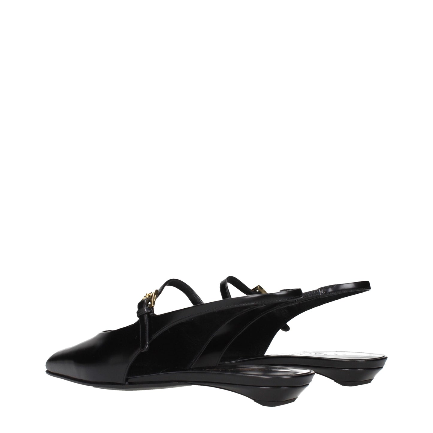 Prada Black Leather Flat Sandals Curated Luxury Accessories by Orvyn