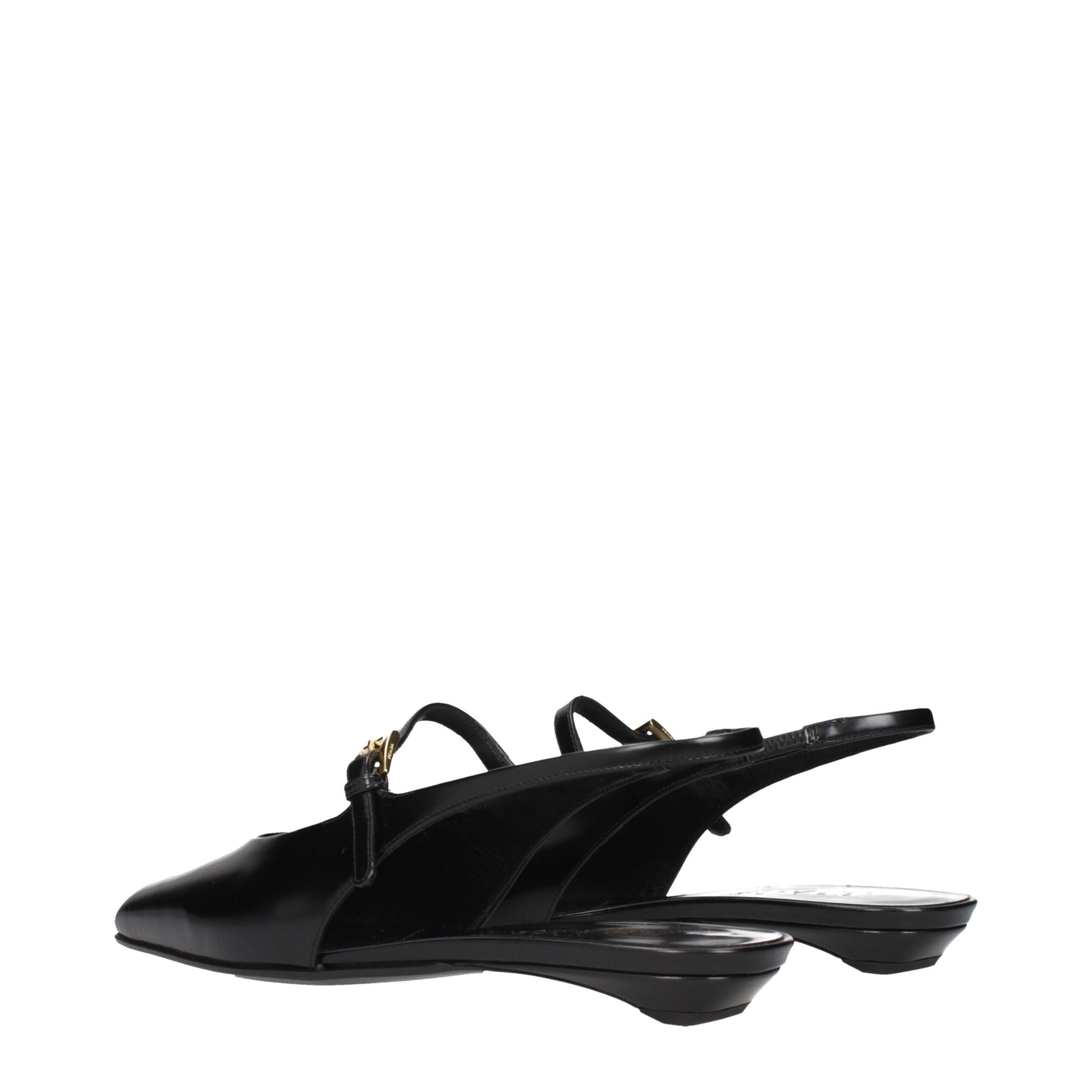 Prada Black Leather Flat Sandals Curated Luxury Accessories by Orvyn